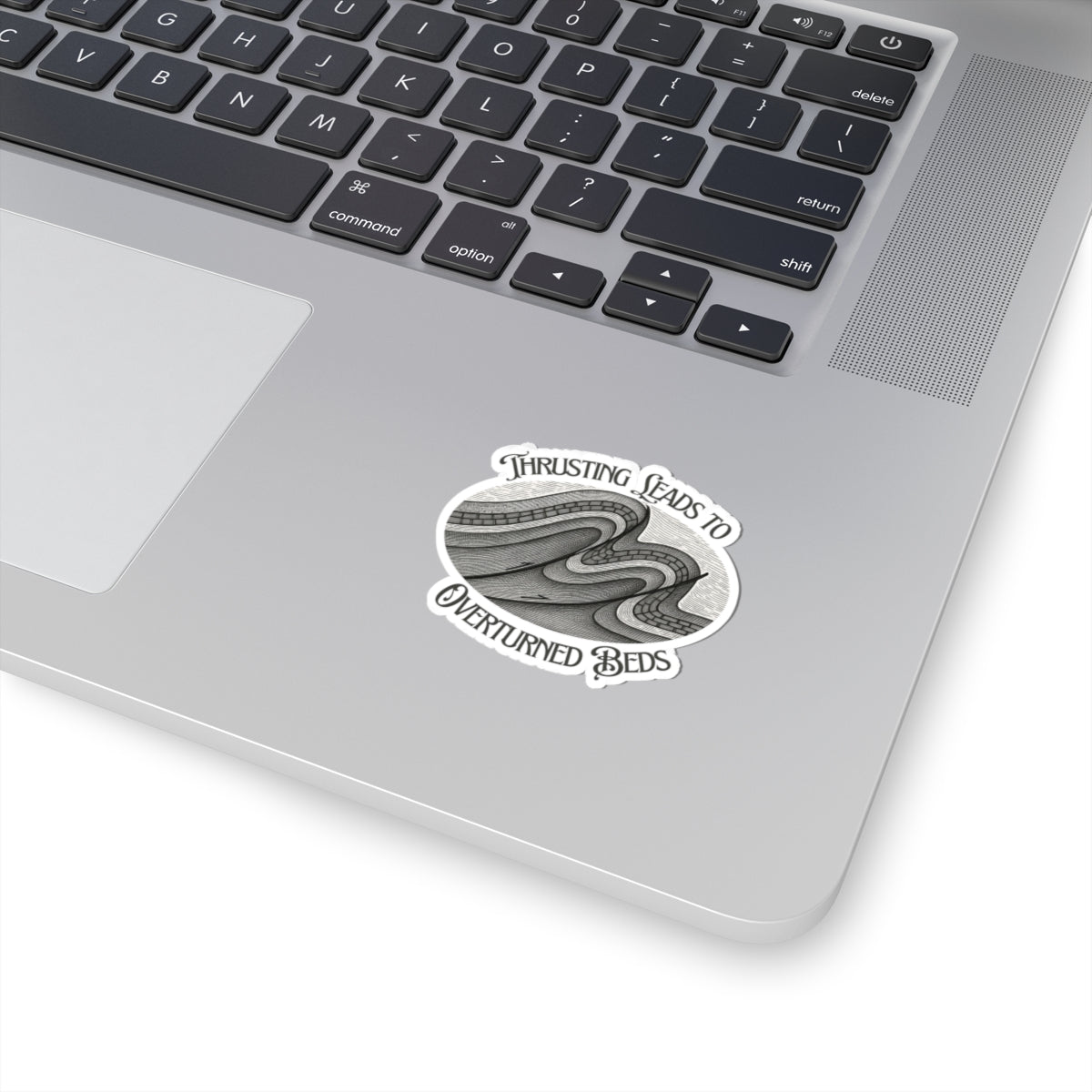 Sticker: Thrusting Leads to Overturned Beds