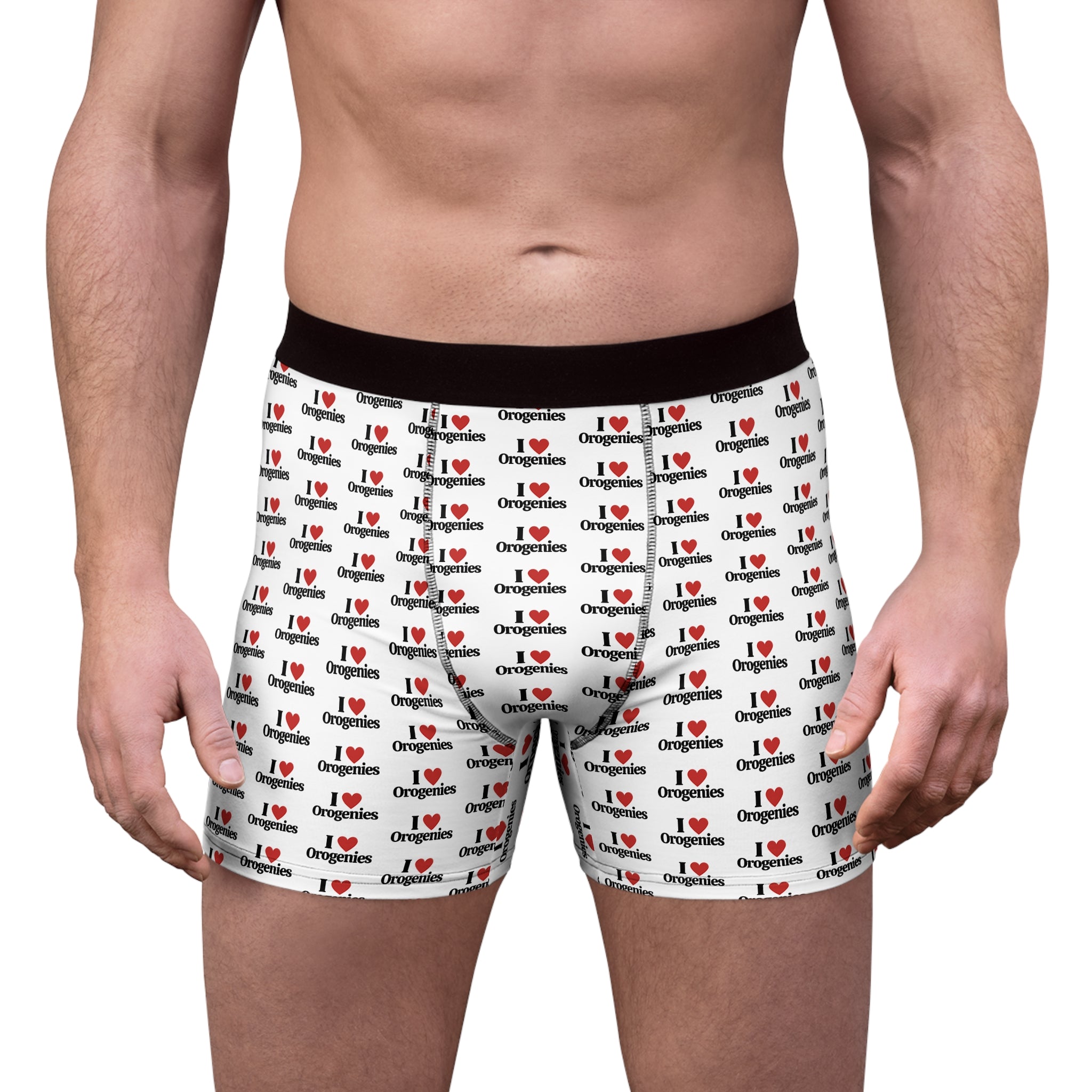 Undies: I Love Orogenies Men's Boxers