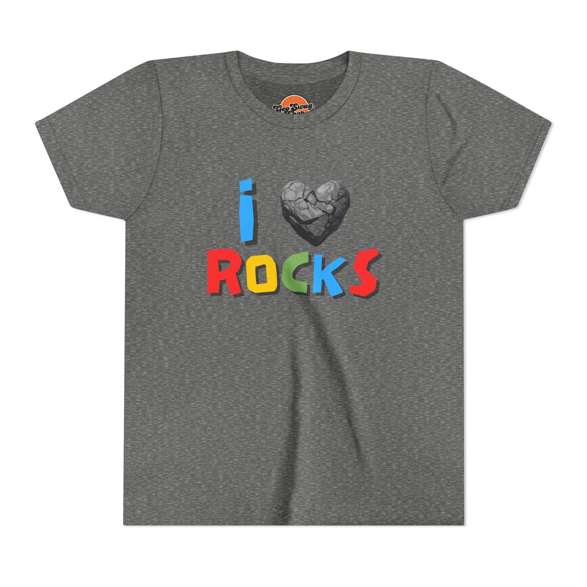 Youth Tee: I Love Rocks