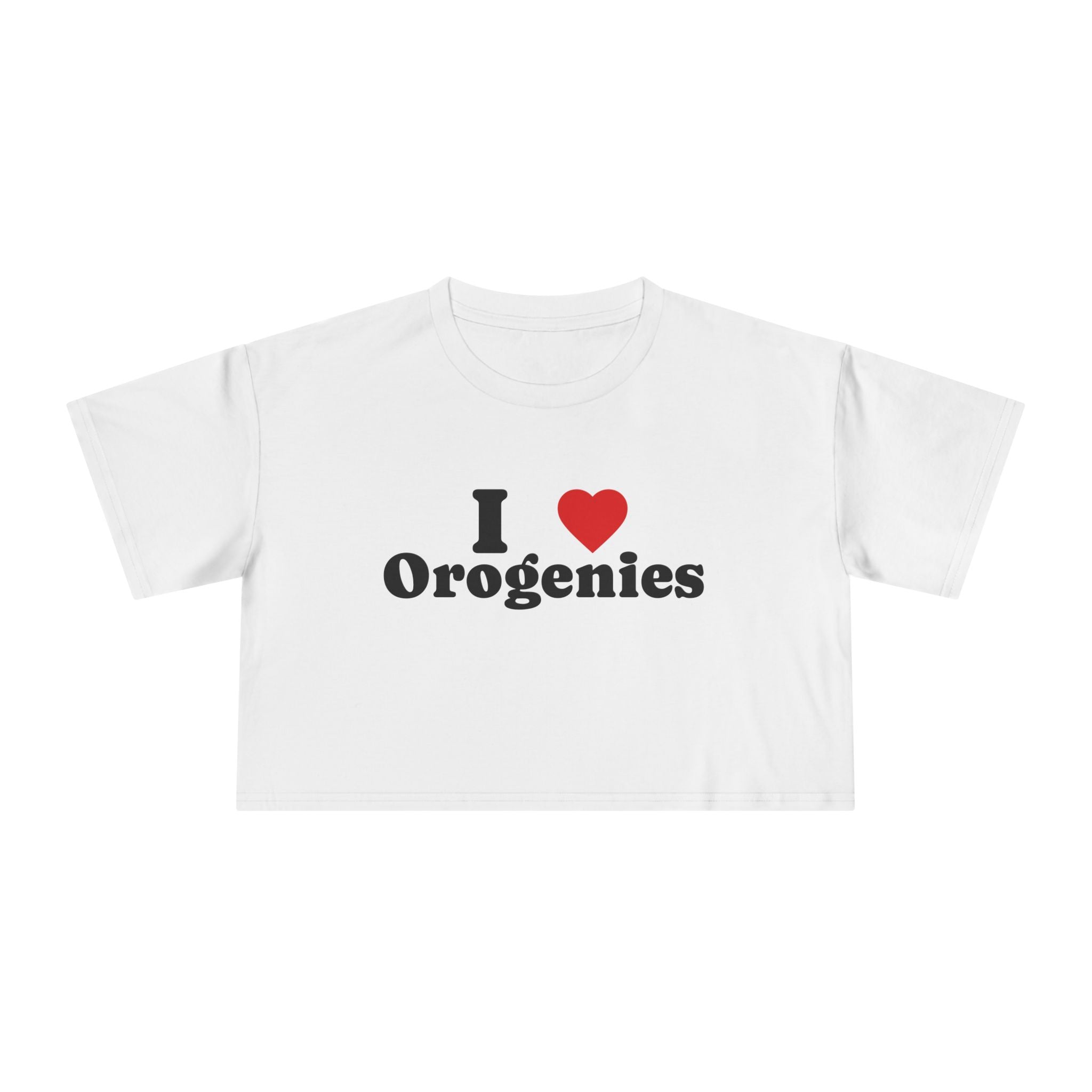 Pale Pink Women's Geology T-Shirt -  I Love Orogenies