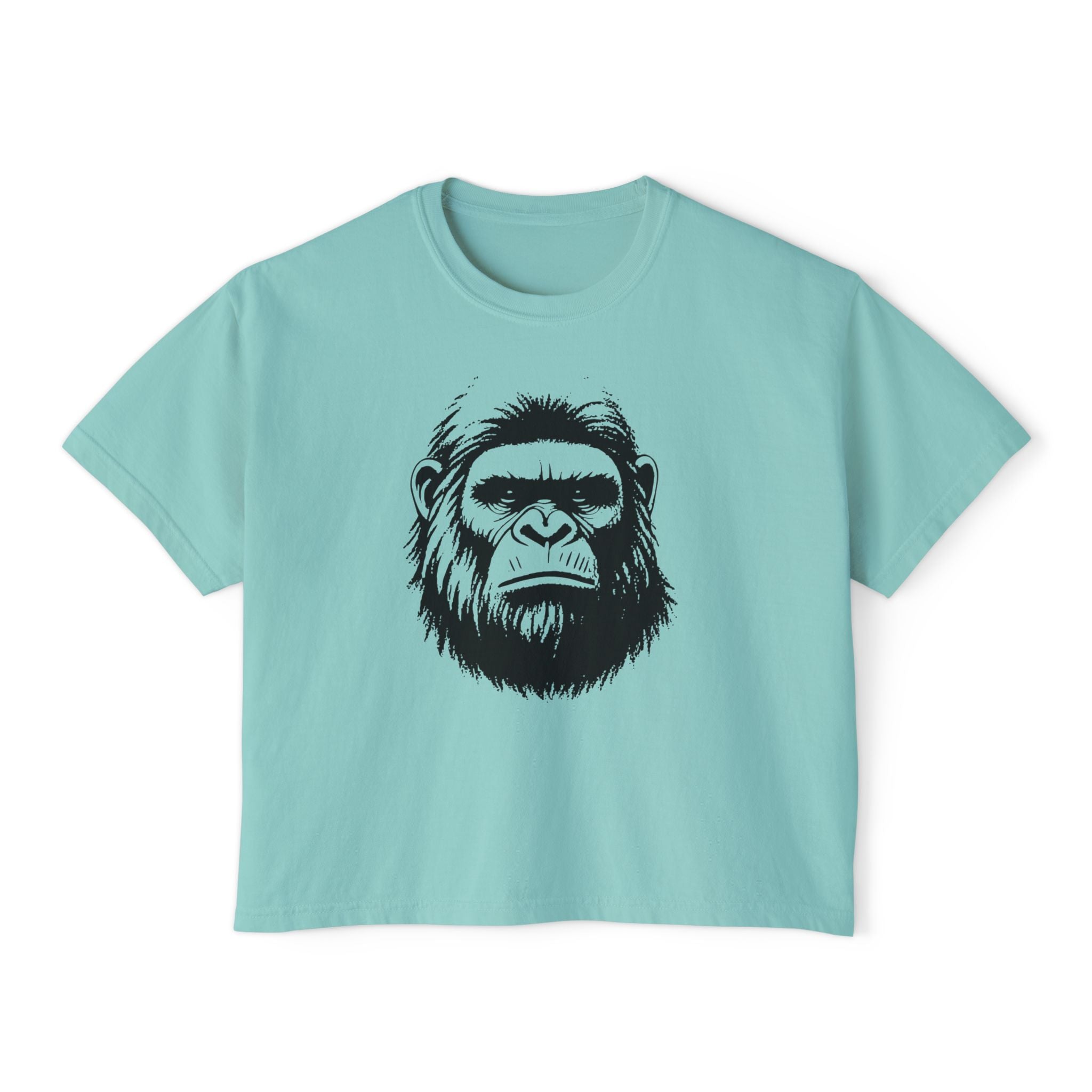 Boxy Tee: Face of Bigfoot