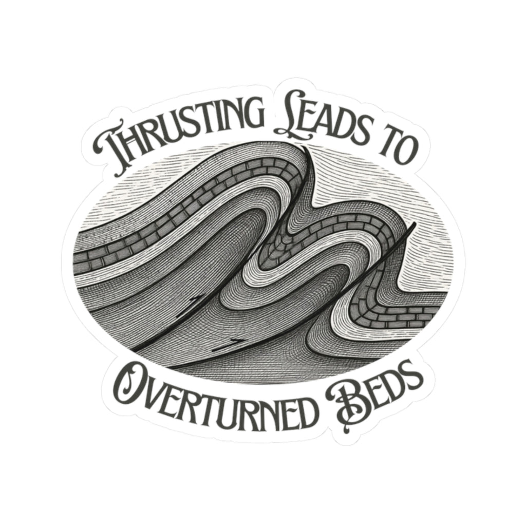 Sticker: Thrusting Leads to Overturned Beds