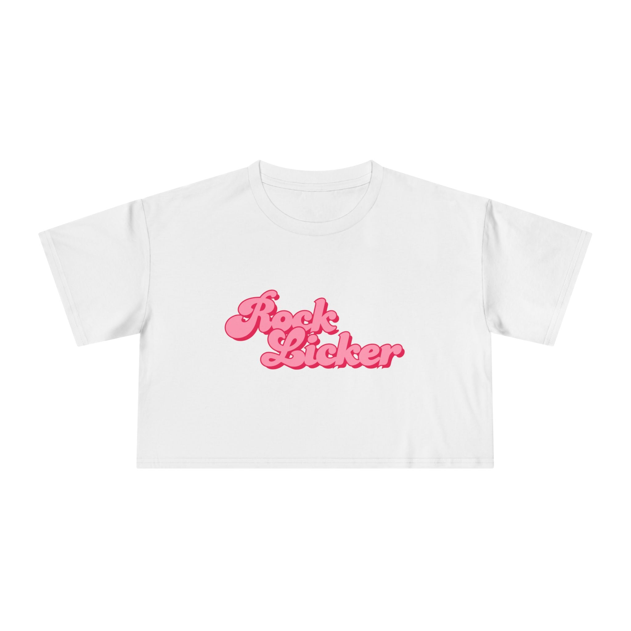 Bone Women's Geology T-Shirt -  Rock Licker Pink Text