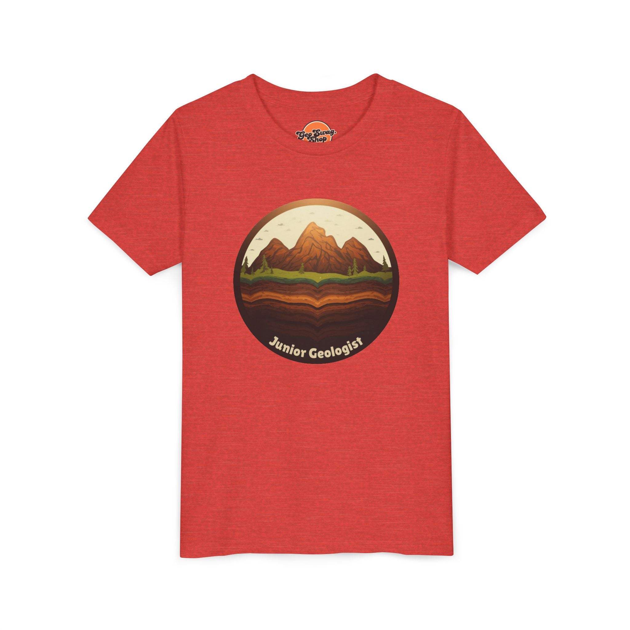 Asphalt Toddler Geology T-Shirt: I Love Rocks