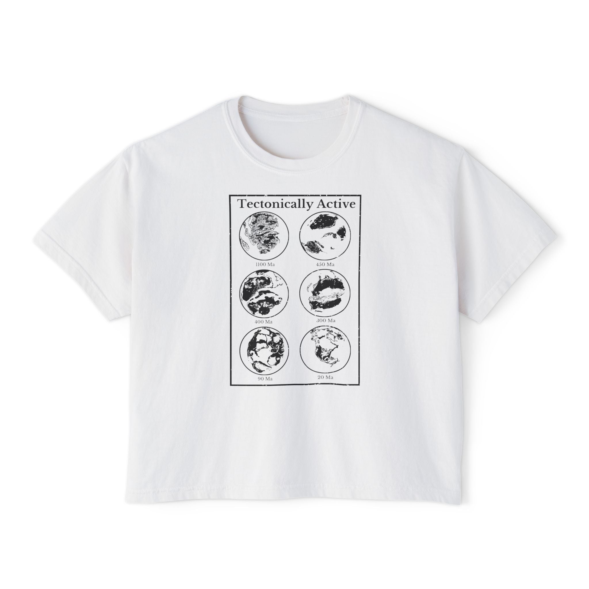 Chalky Mint Women's Geology T-Shirt -  Tectonically Active