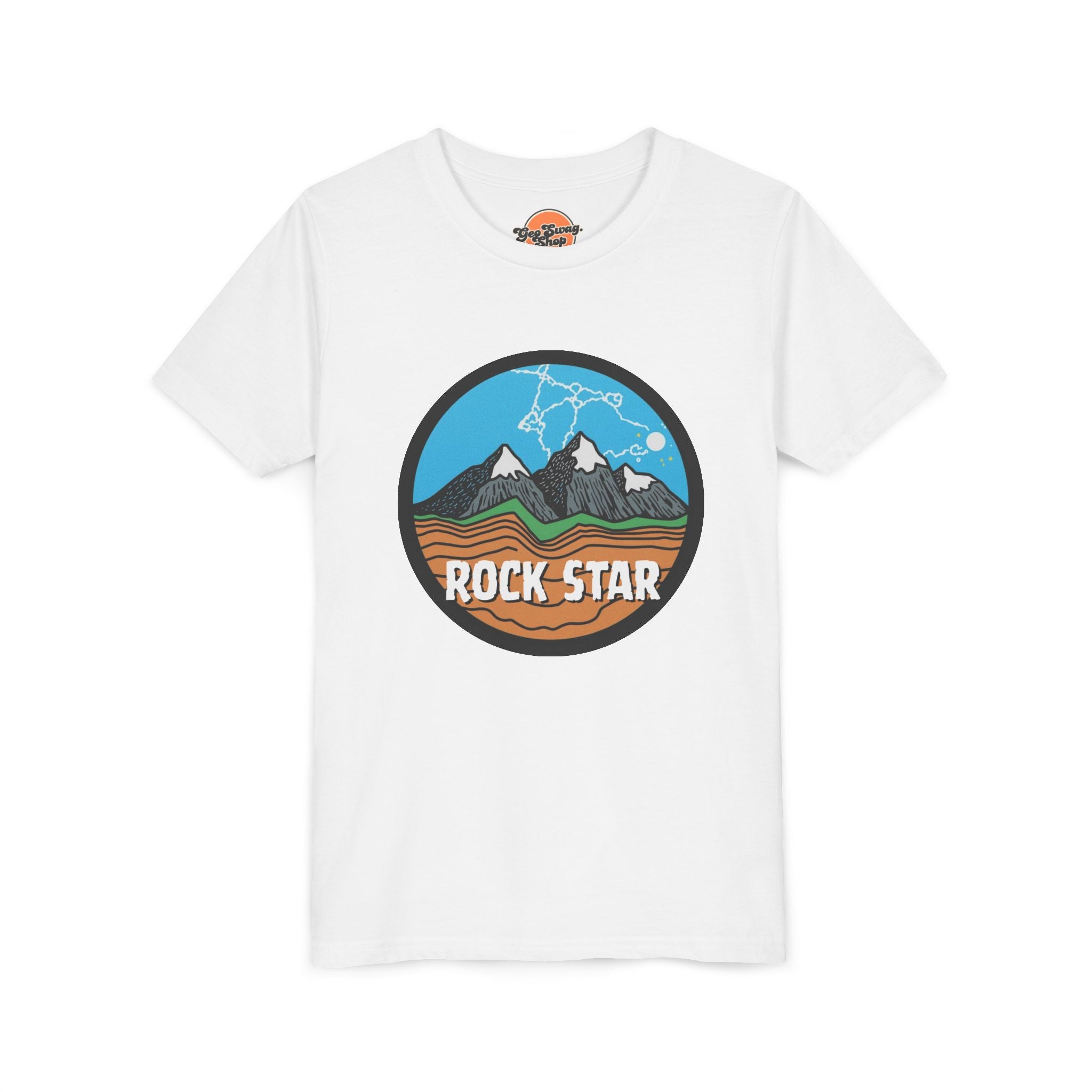 Kelly Toddler Geology T-Shirt: Don't Throw Rocks, Keep em' in Your Pockets