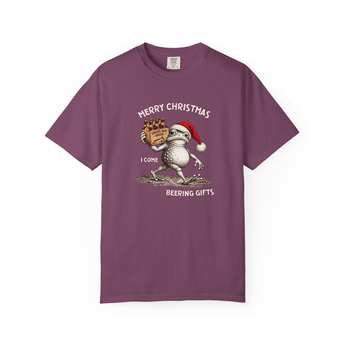 Geology Holiday T-Shirt: Merry Christmas I Come Beering Gifts