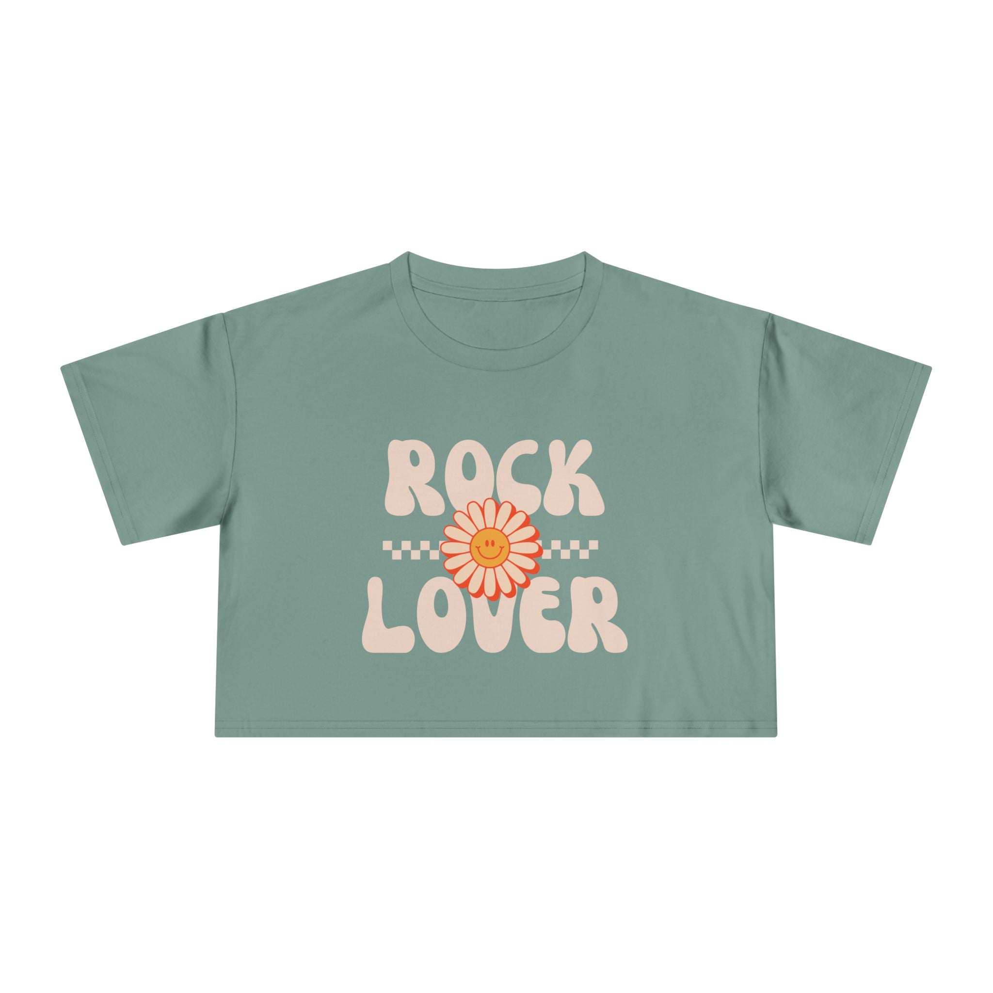 Crop Tee: Rock Lover