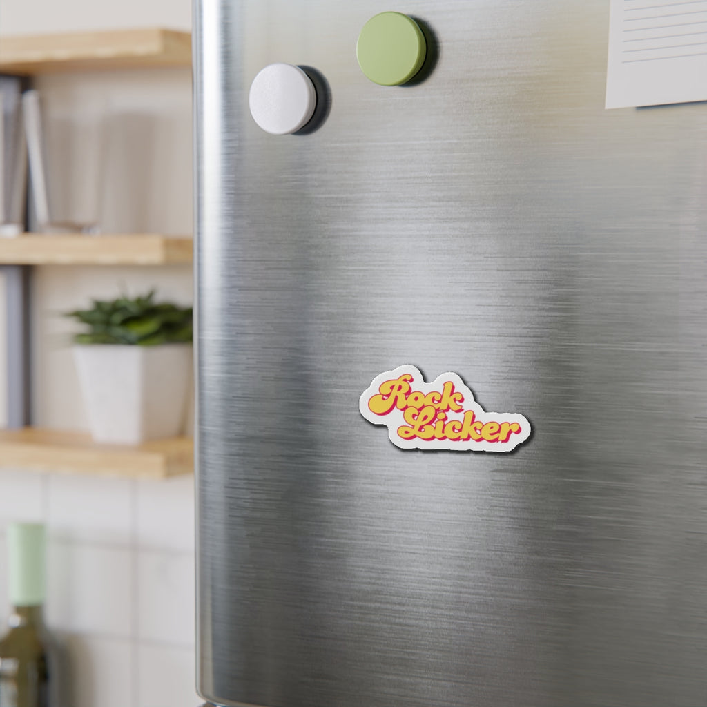 Magnet: Rock Licker Die-Cut Yellow