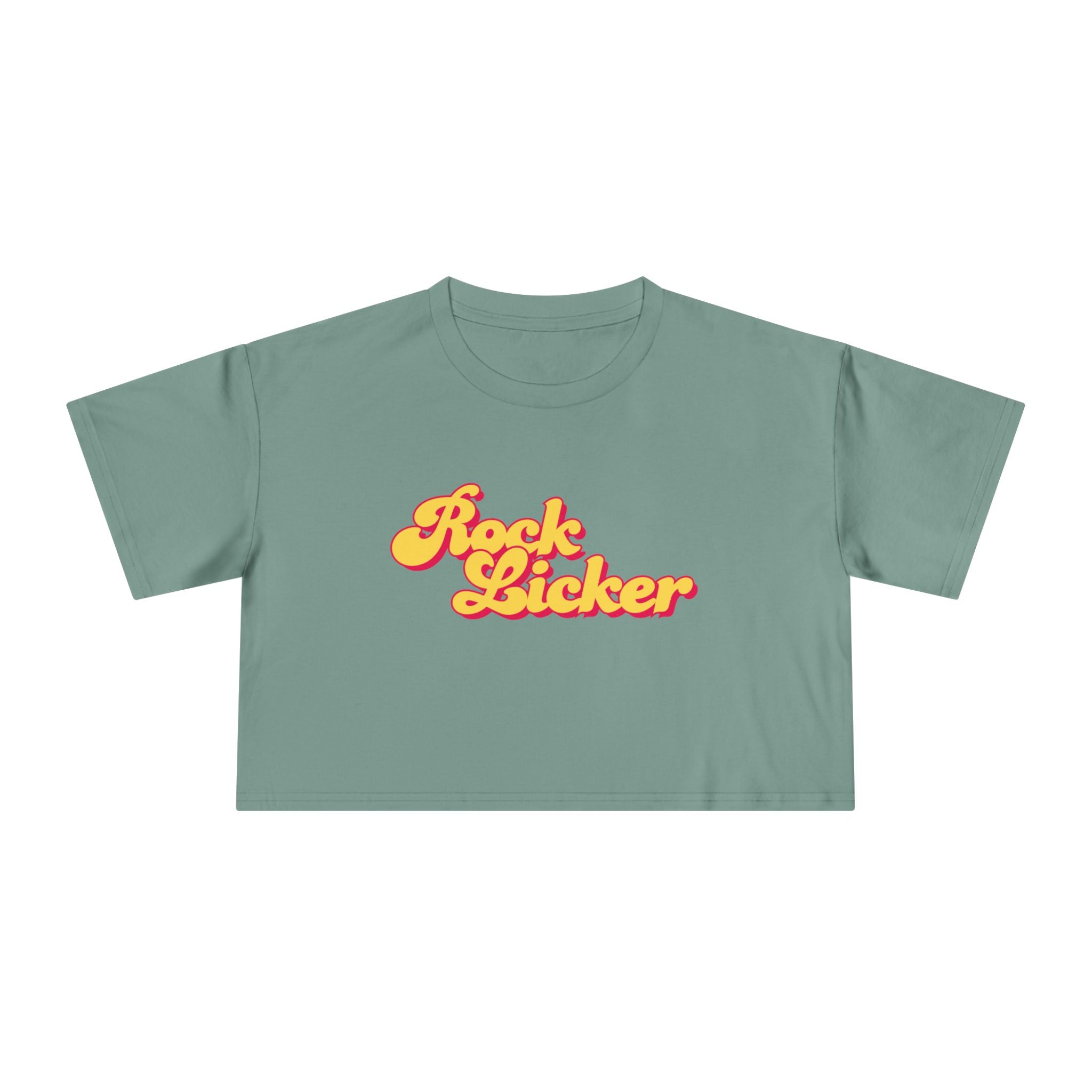 Bubblegum Women's Geology T-Shirt -  Rock Licker Yellow Text