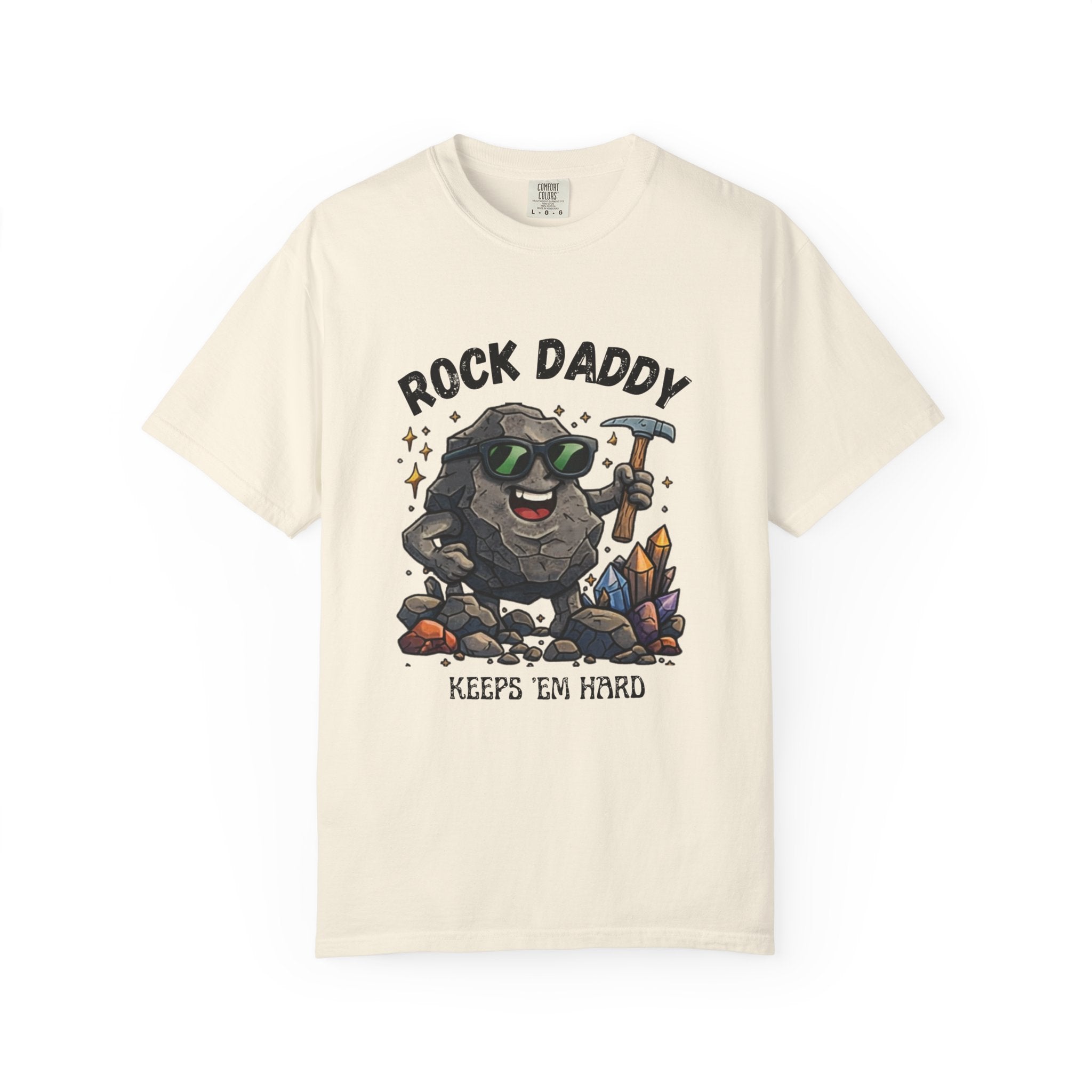 Blue Jean Funny Geology T-Shirt: Rock Daddy