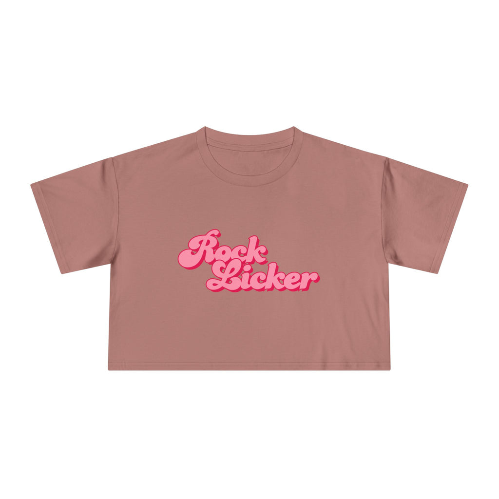 Ecru Women's Geology T-Shirt -  Rock Licker Pink Text