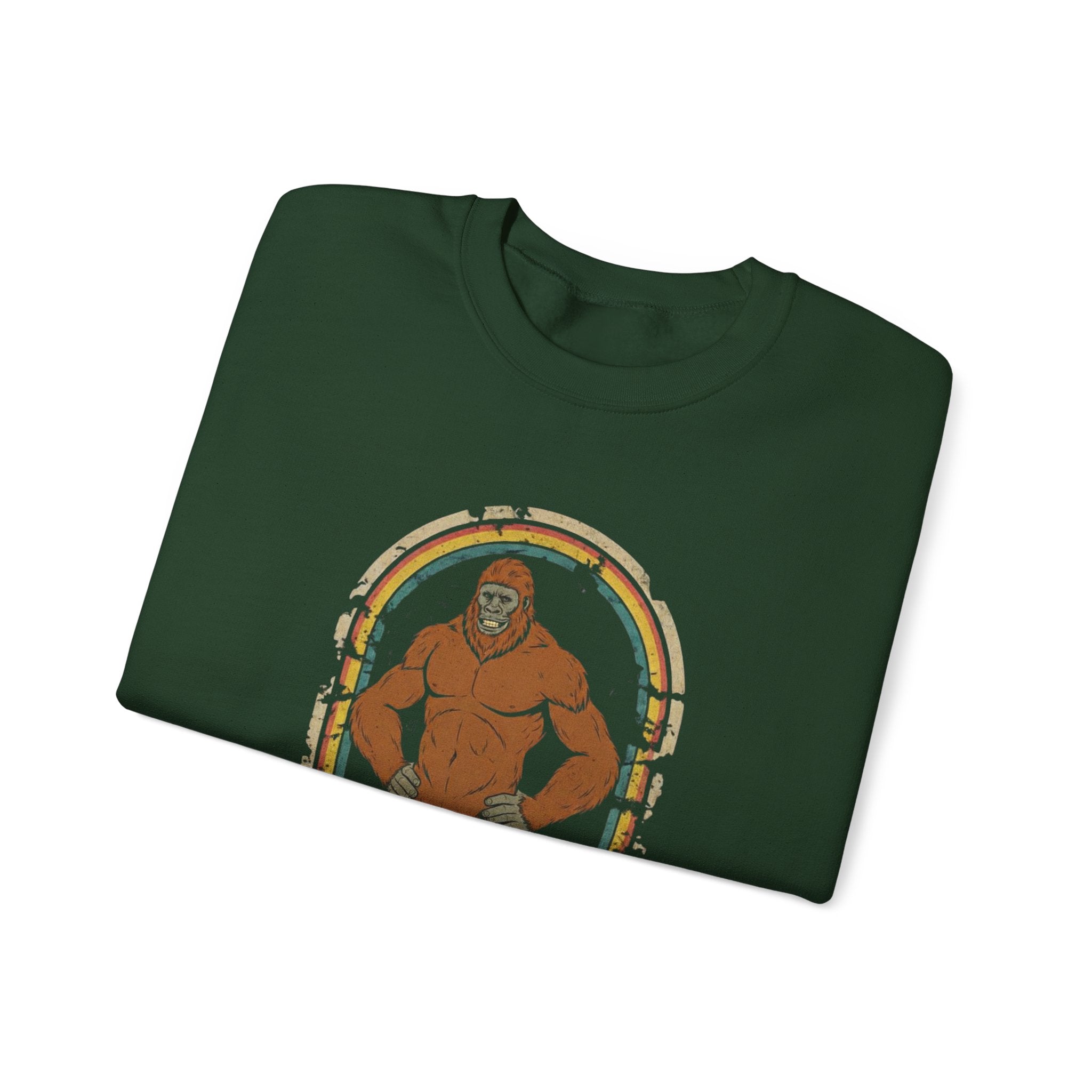 Sweatshirt Crewneck: Bigfoot - Cuddly & Proud
