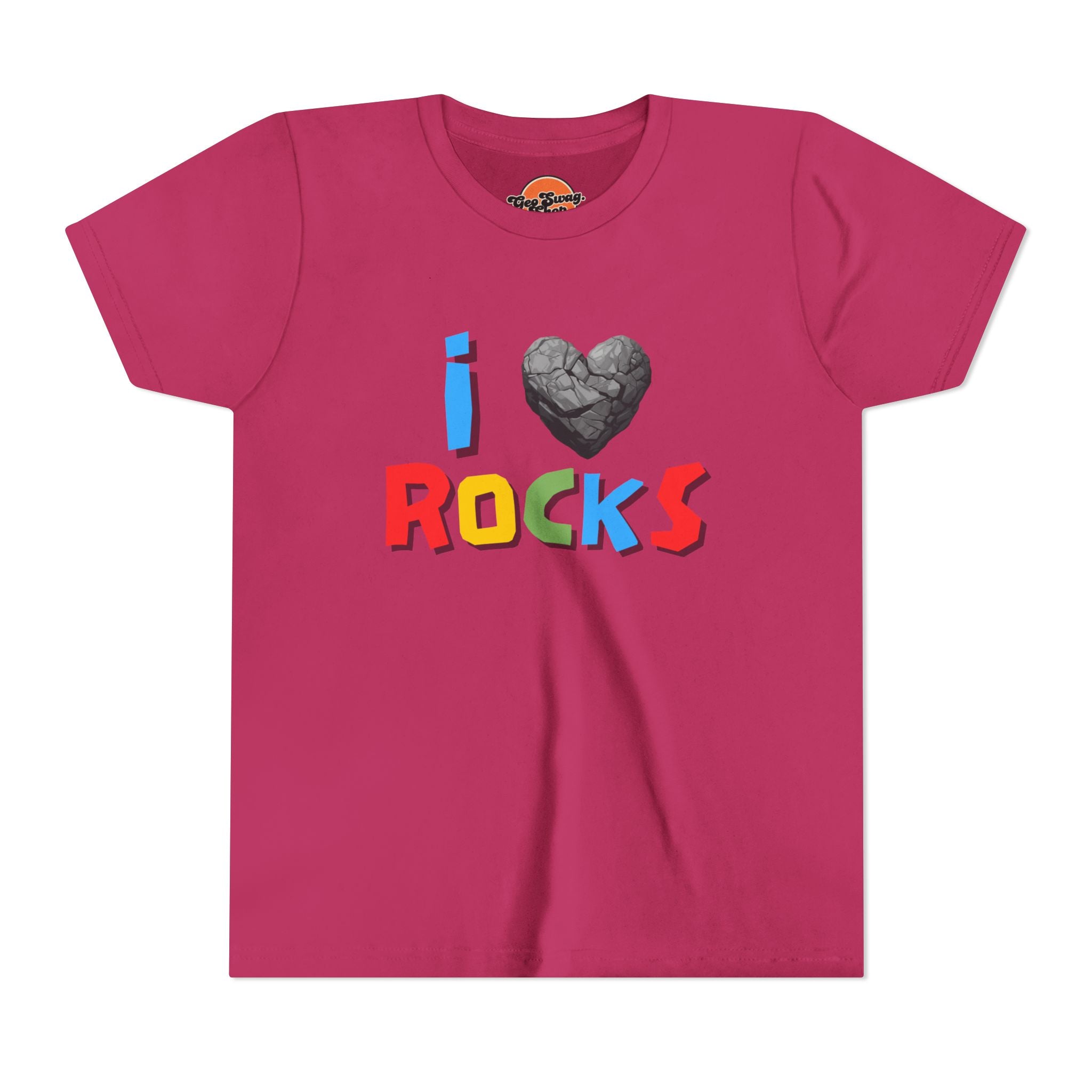 Youth Tee: I Love Rocks