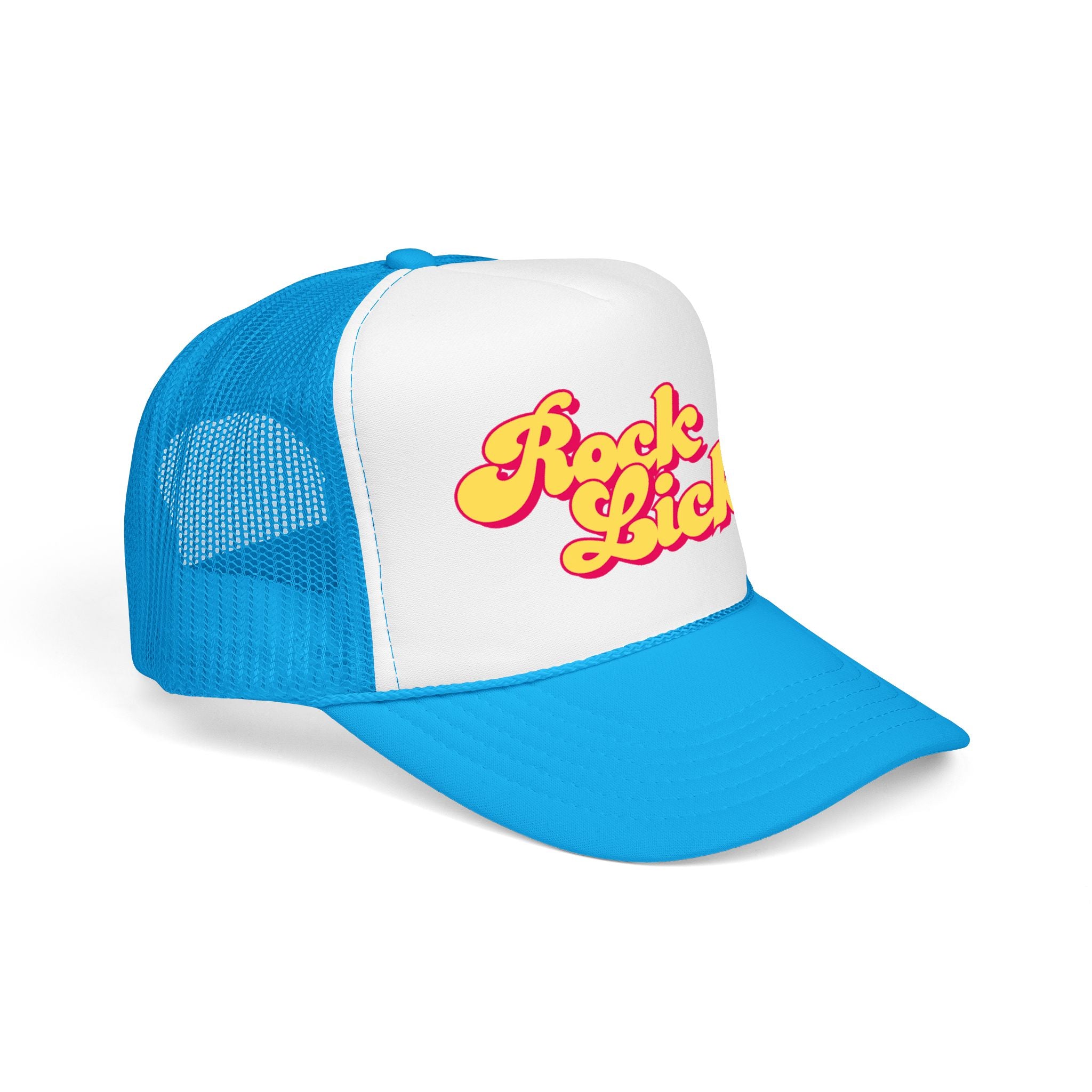 Trucker Hat: Rock Licker (yellow text)