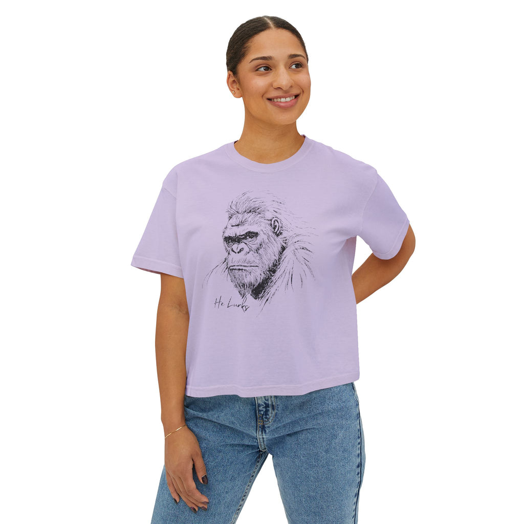 Box Tee: Bigfoot - He Lurks