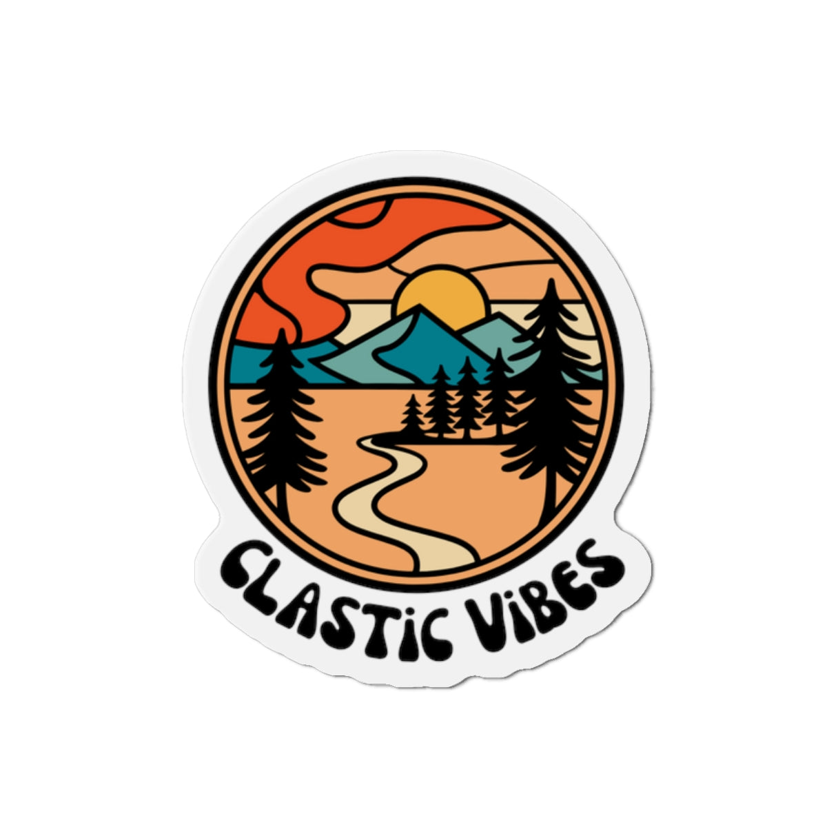 Magnet: Clastic Vibes Die-Cut Magnet