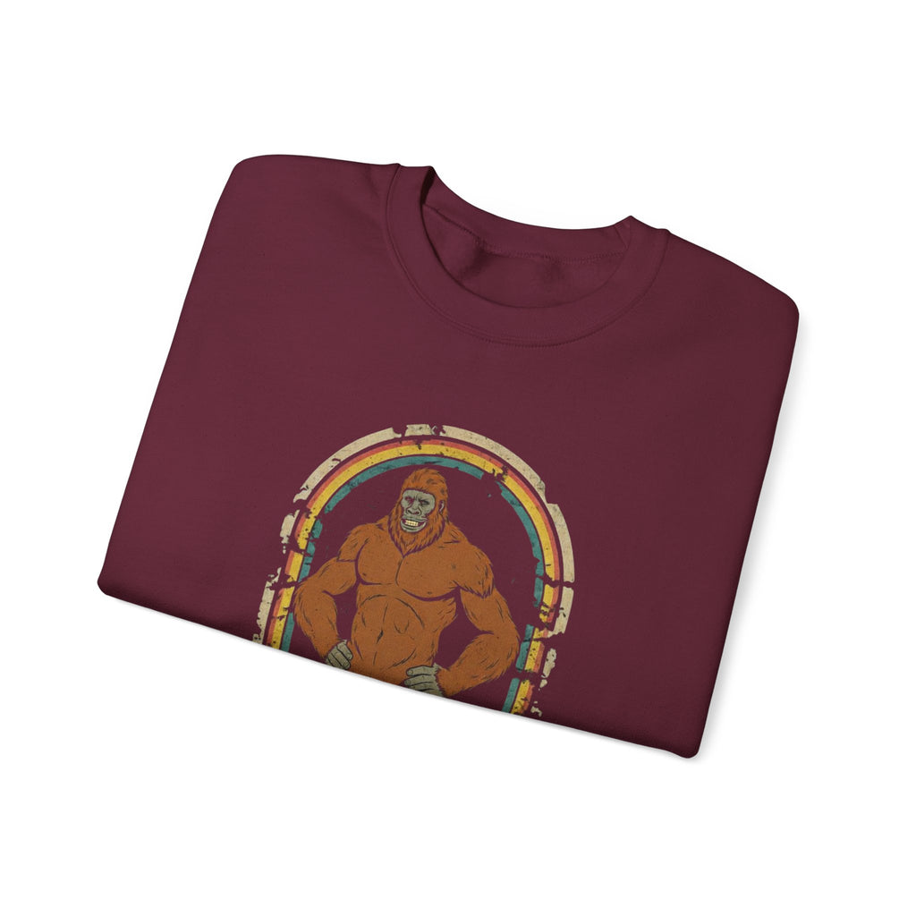 Sweatshirt Crewneck: Bigfoot - Cuddly & Proud