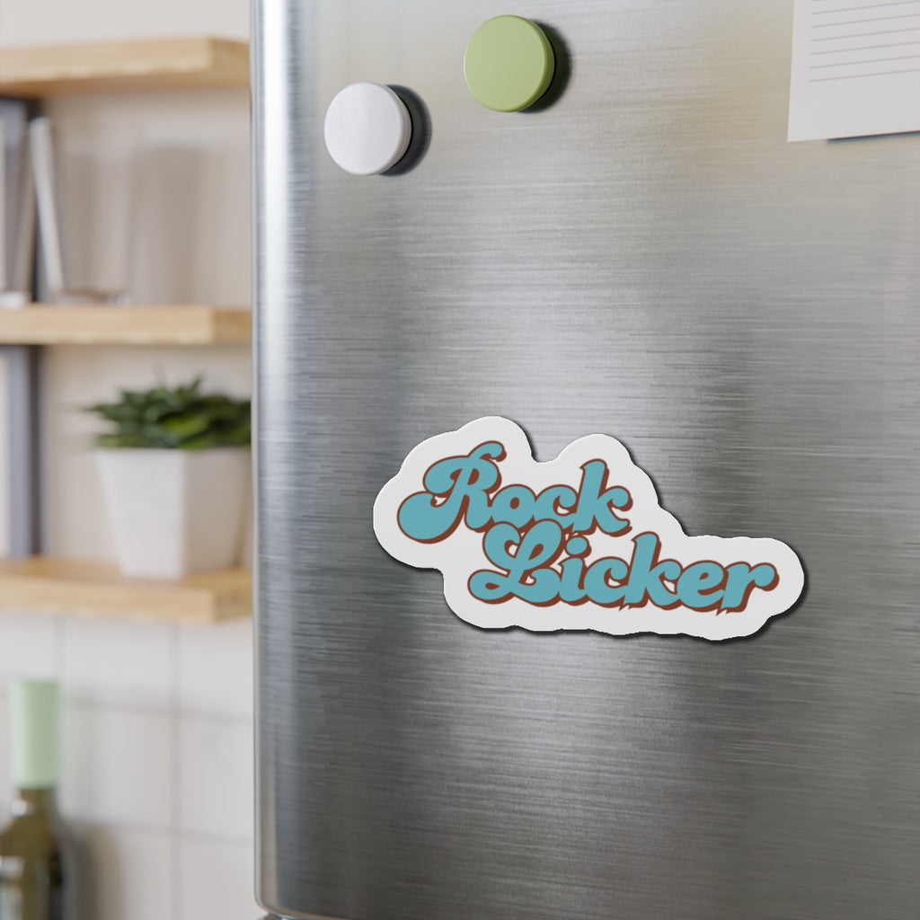 Magnet: Rock Licker Die-Cut Blue