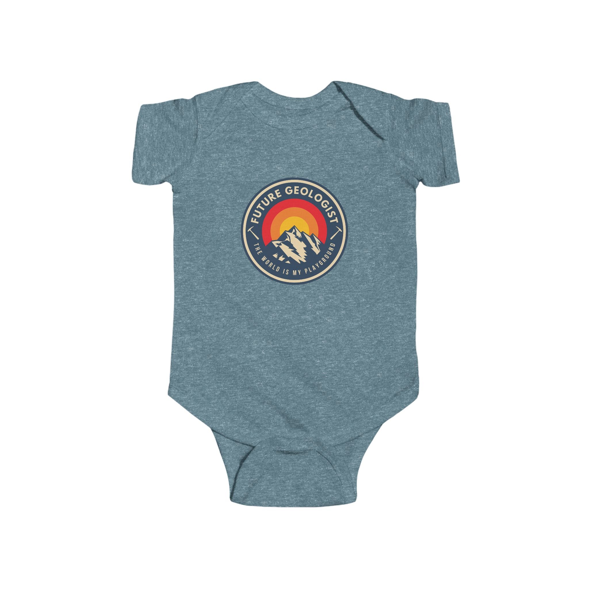 Butter Baby Geology Onesie: Future Geologist, The World is my Playground