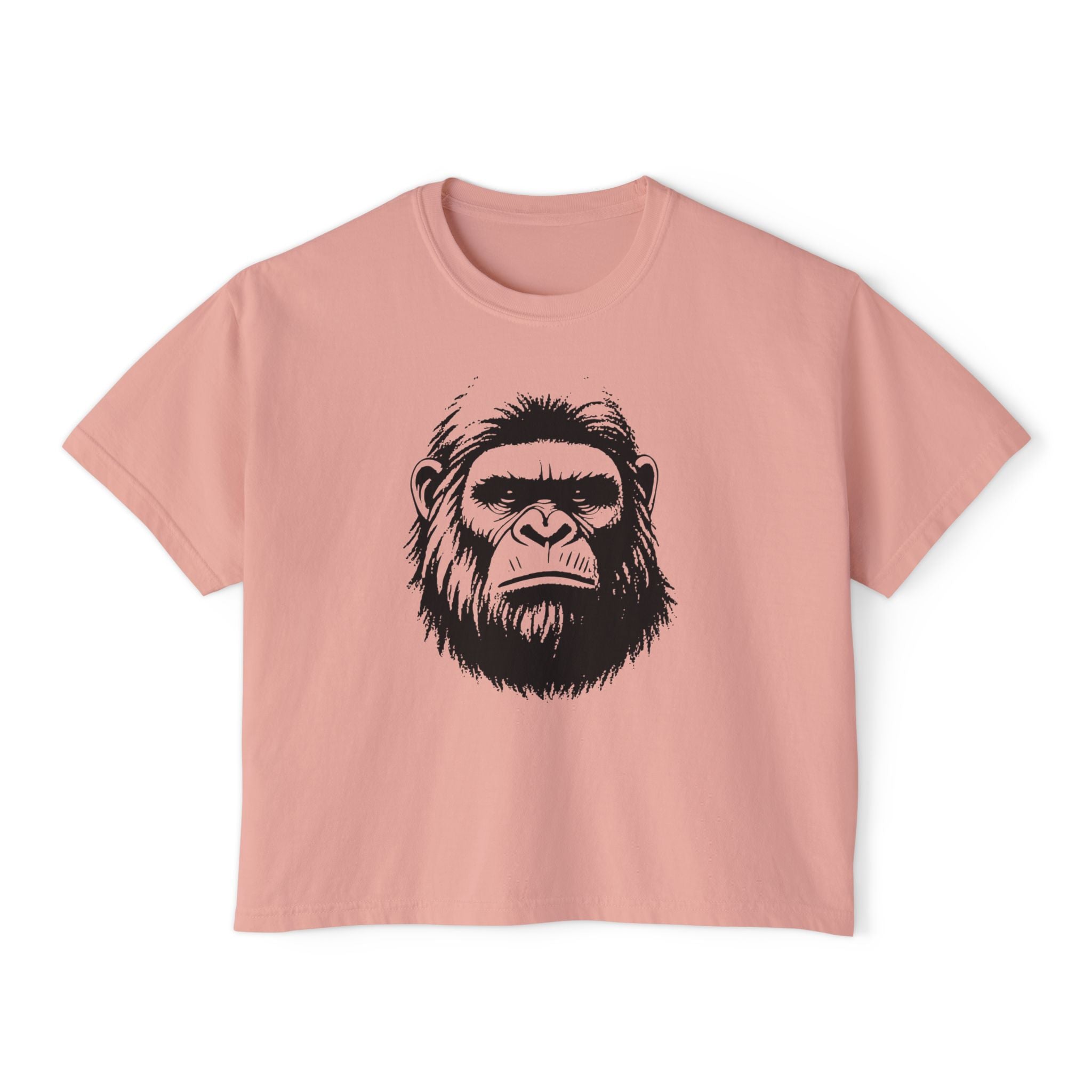 Boxy Tee: Face of Bigfoot