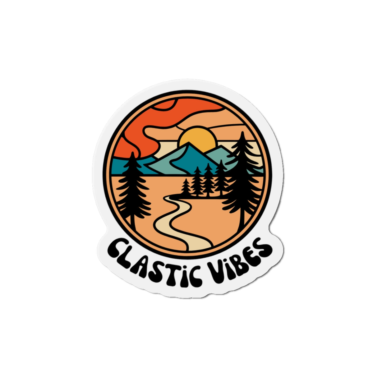 Magnet: Clastic Vibes Die-Cut Magnet