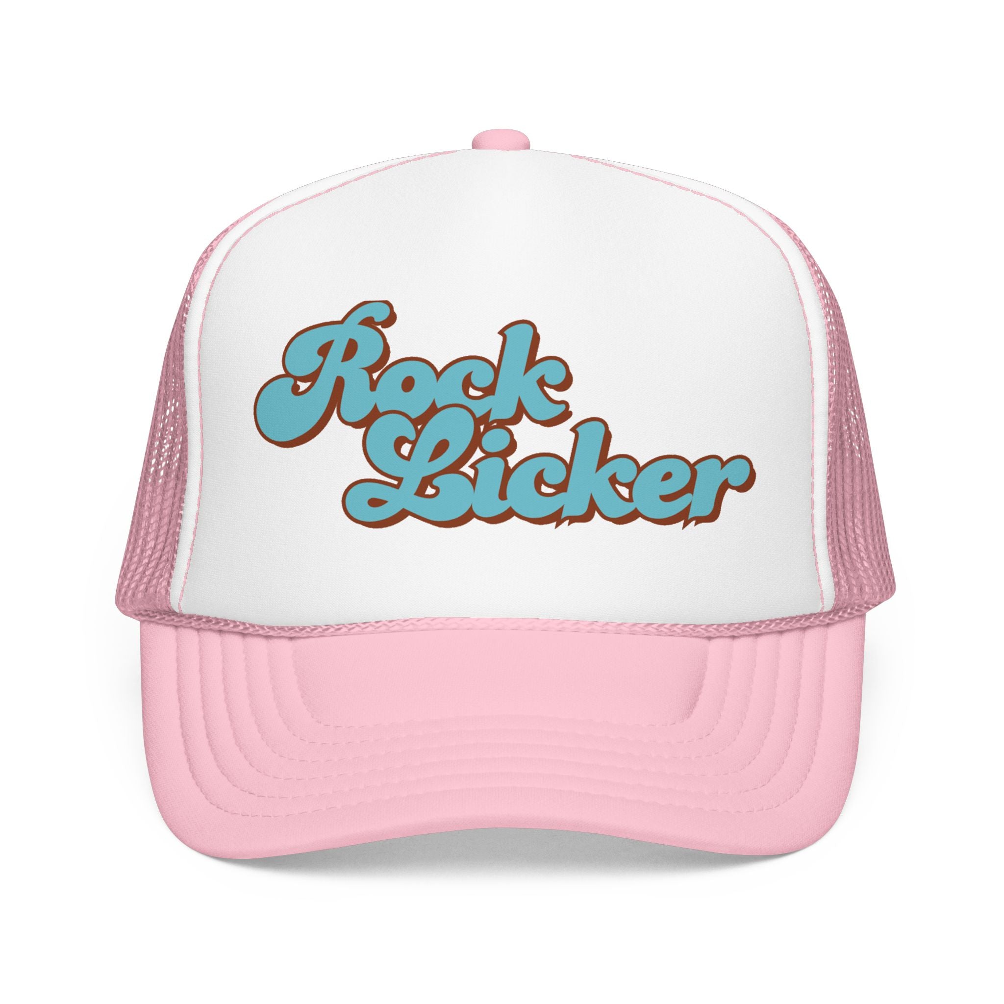 Trucker Hat: Rock Licker (blue text)