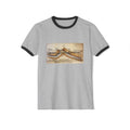 Natural/Black Funny Geology Ringer T-Shirt: Historic Collections - Albert Heim Geology Cross Section 1907