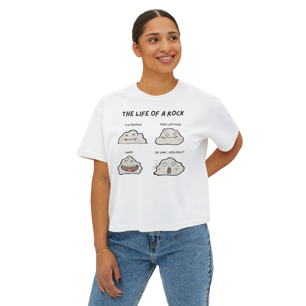 Butter Women's Geology T-Shirt -  The Life of a Rock