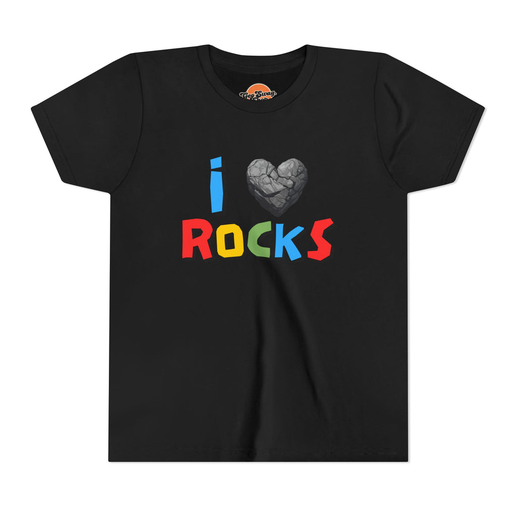 Youth Tee: I Love Rocks
