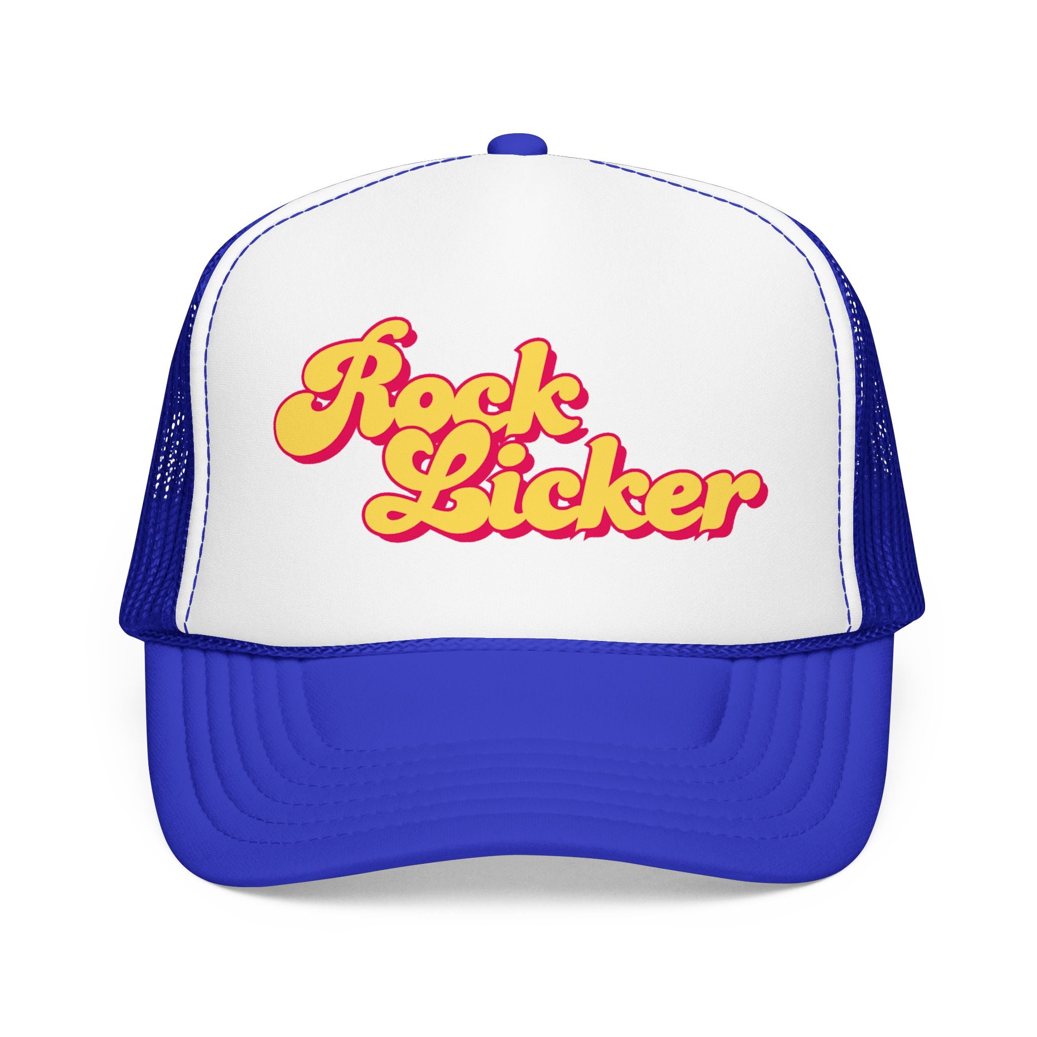 Trucker Hat: Rock Licker (yellow text)