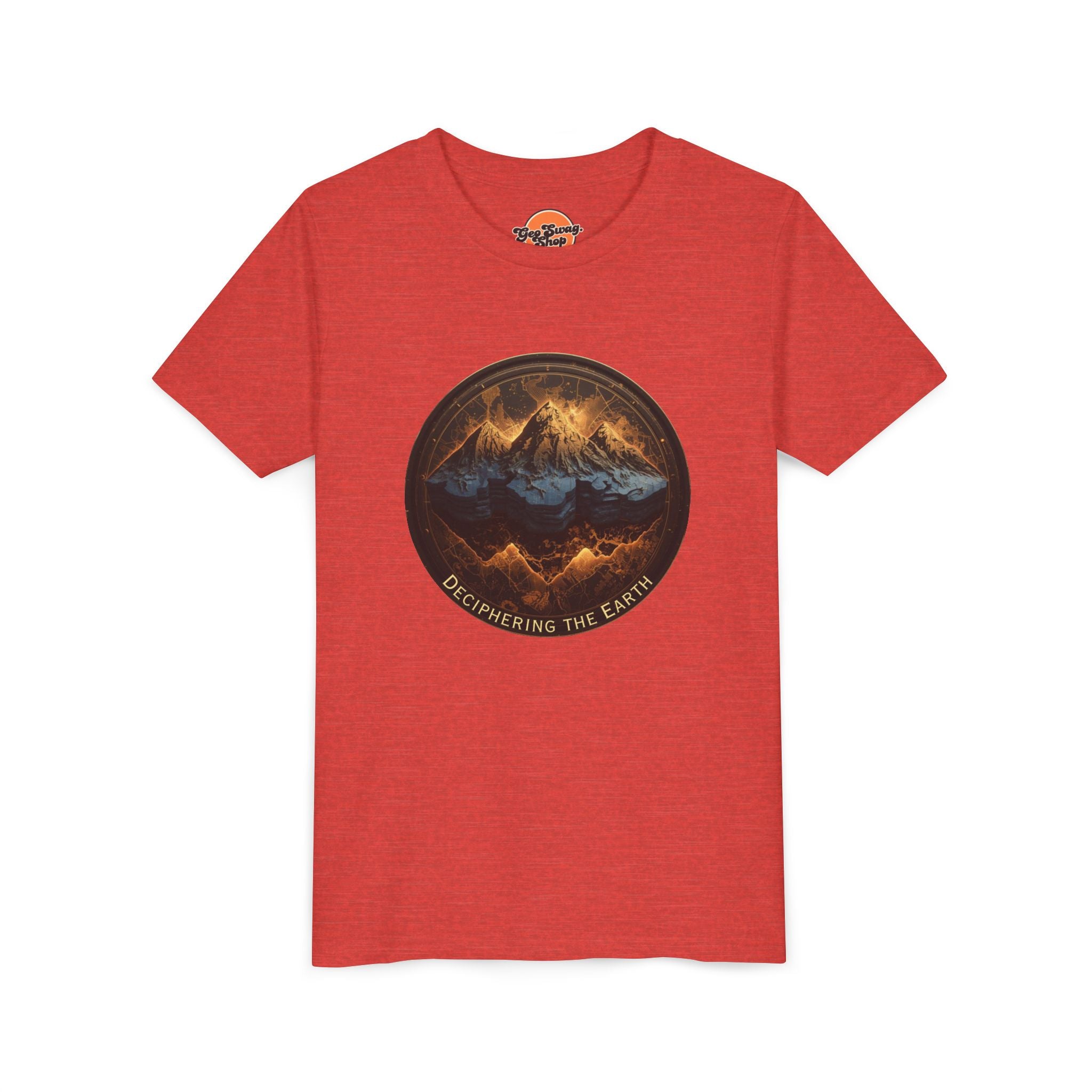 Deep Heather Baby Geology T-Shirt: Tiny Geologist Infant Tee V2