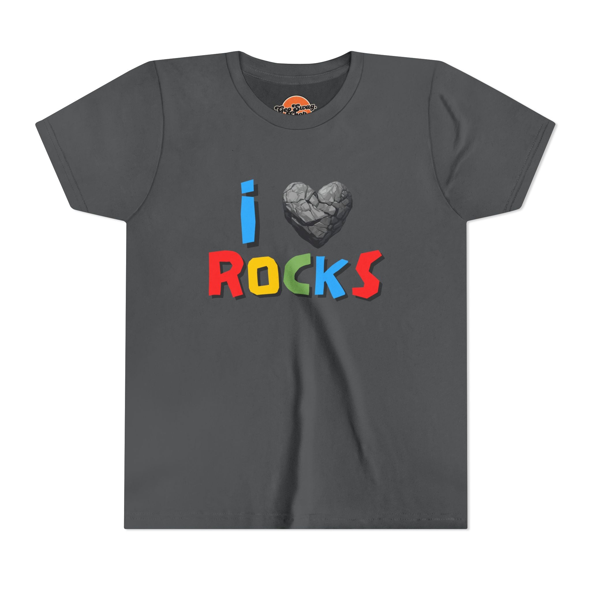 Youth Tee: I Love Rocks