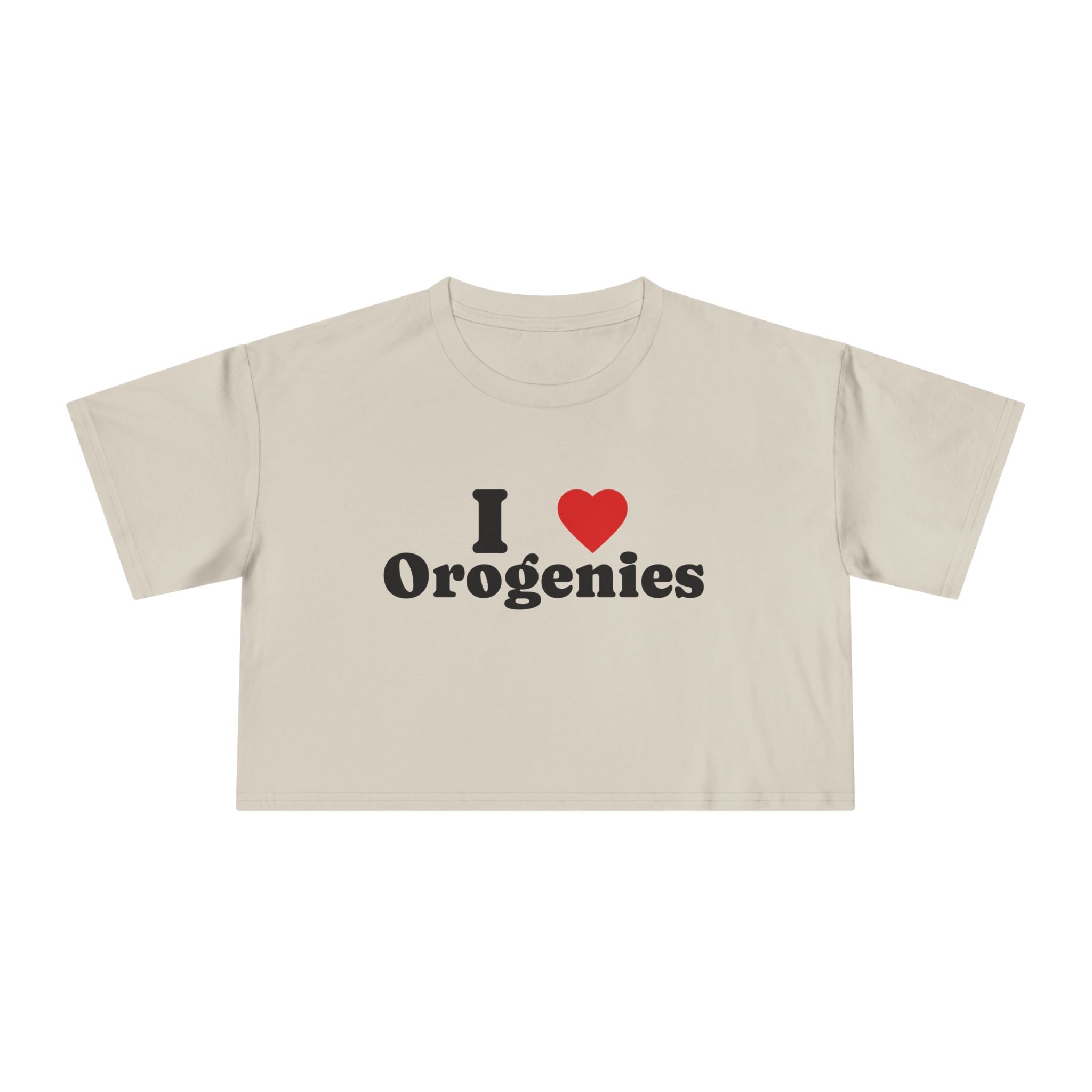 Ecru Women's Geology T-Shirt -  I Love Orogenies