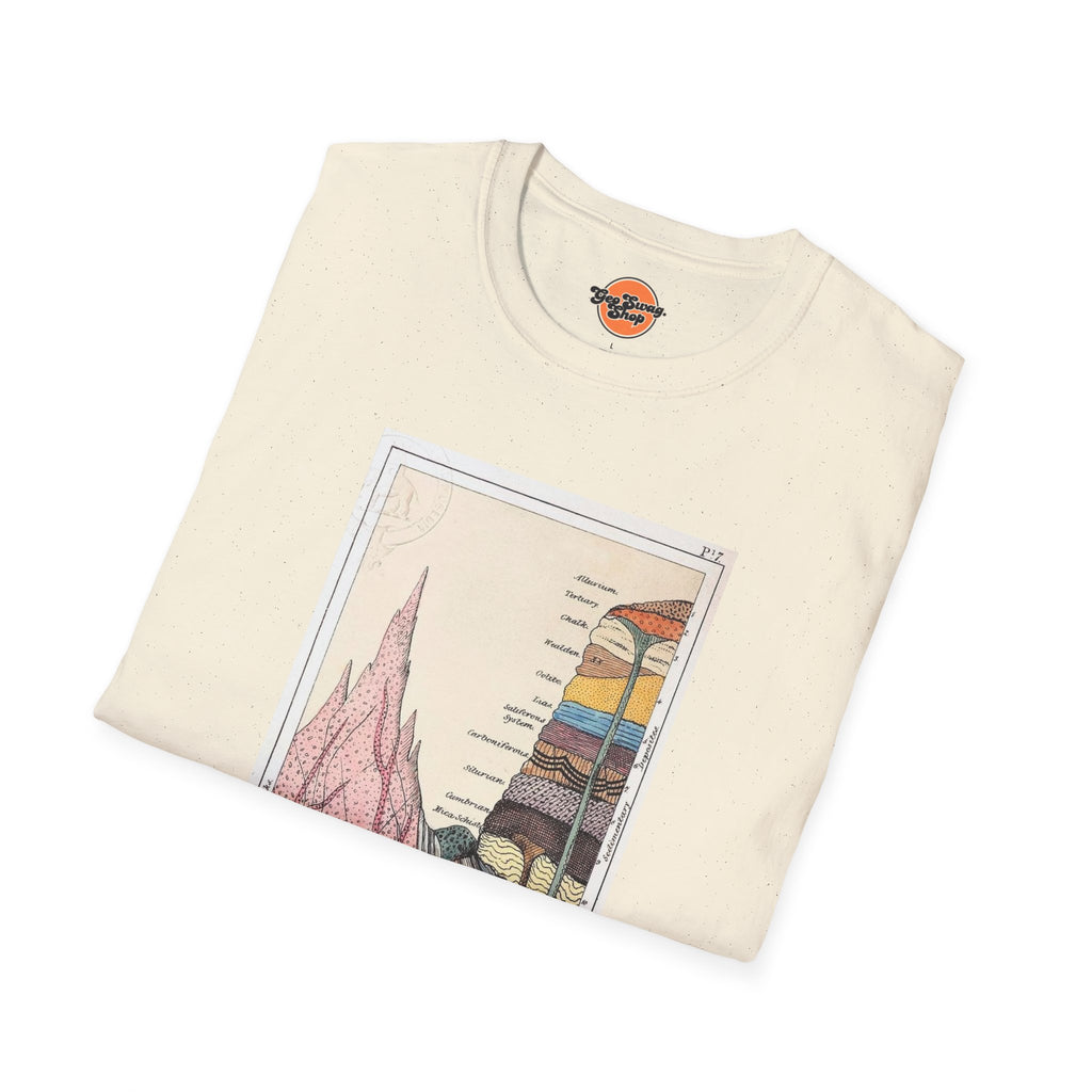 Graphic Tee: Historic Collections - Gideon Mantell Geologic Strata 1838