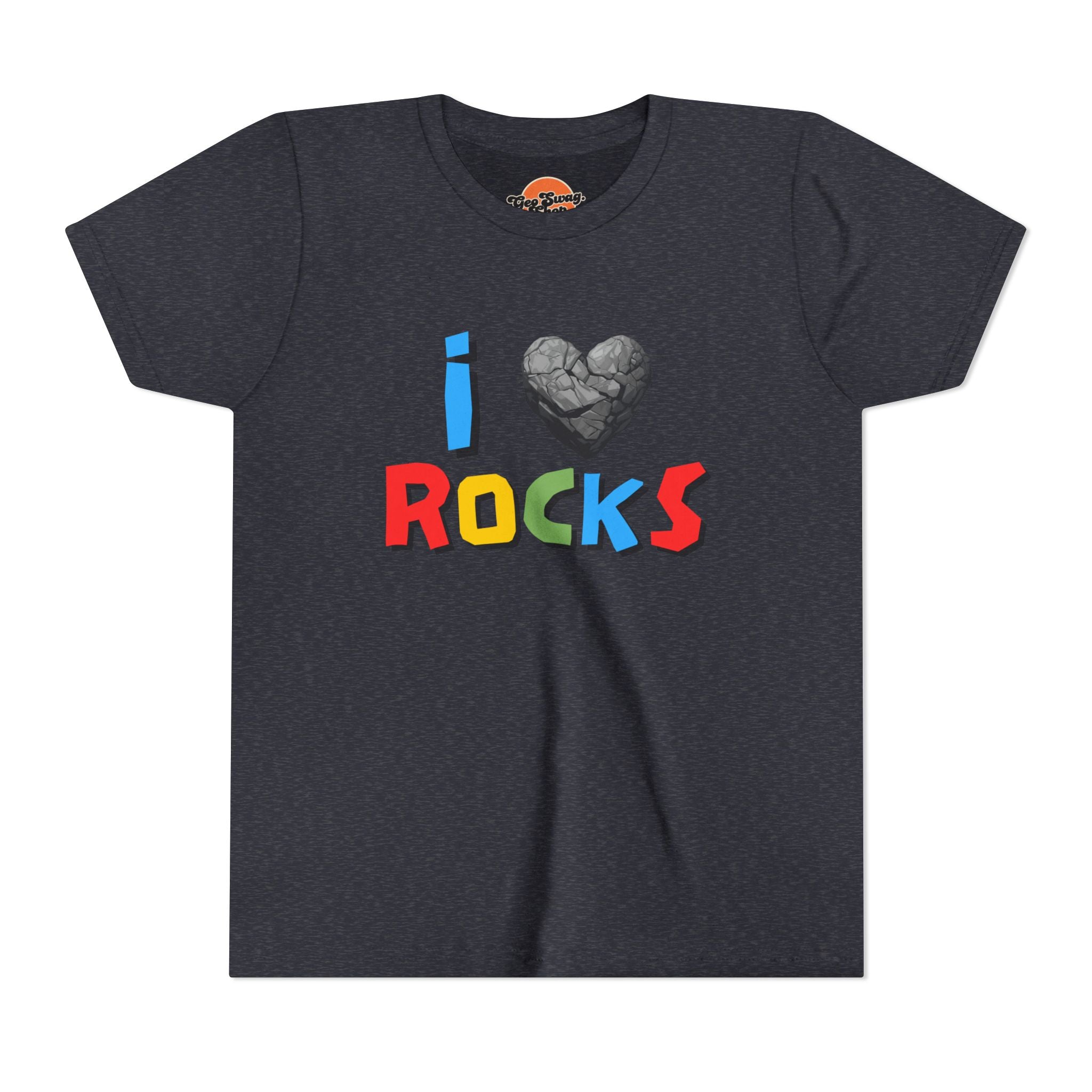 Youth Tee: I Love Rocks
