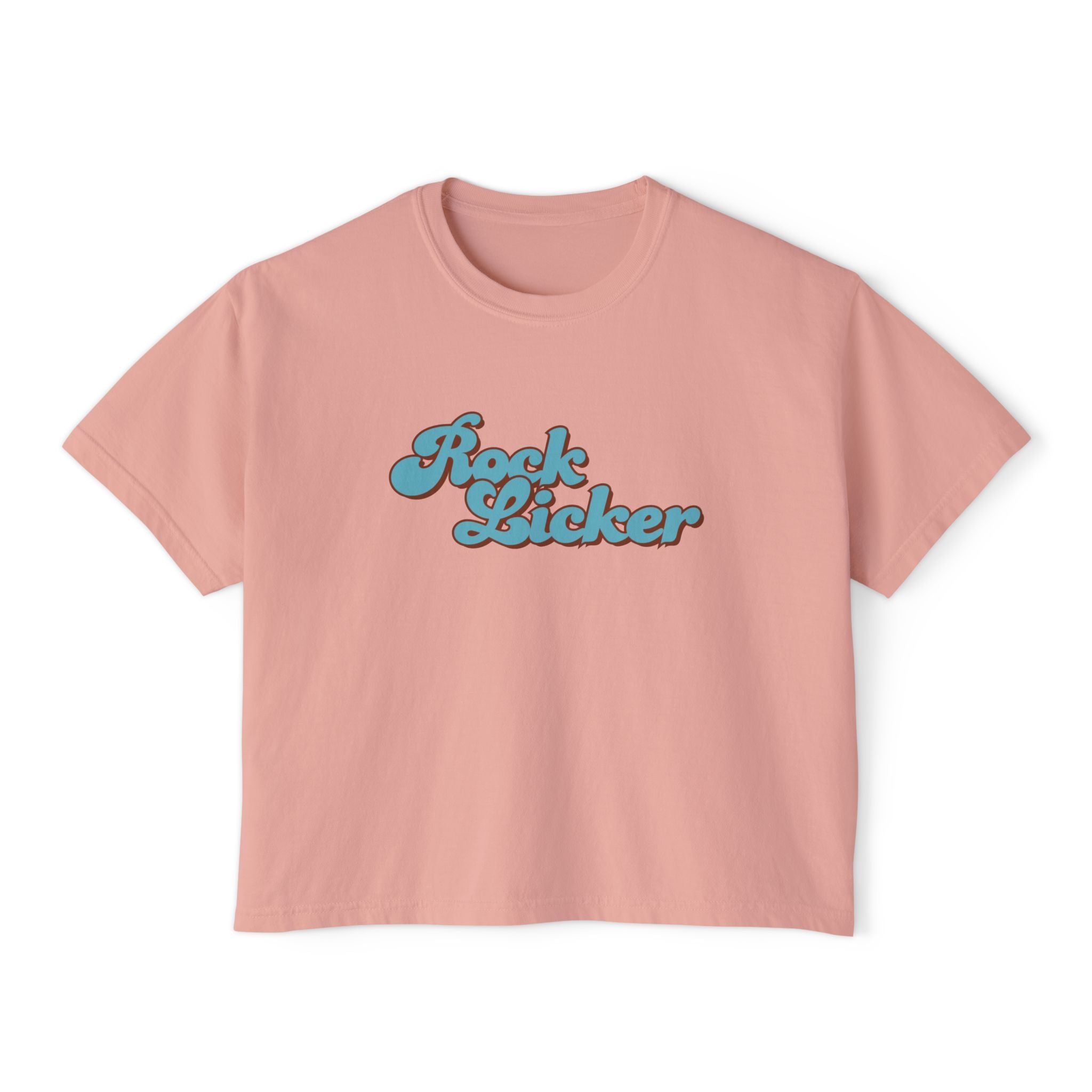 Butter Women's Geology T-Shirt -  Rock Licker Blue Text