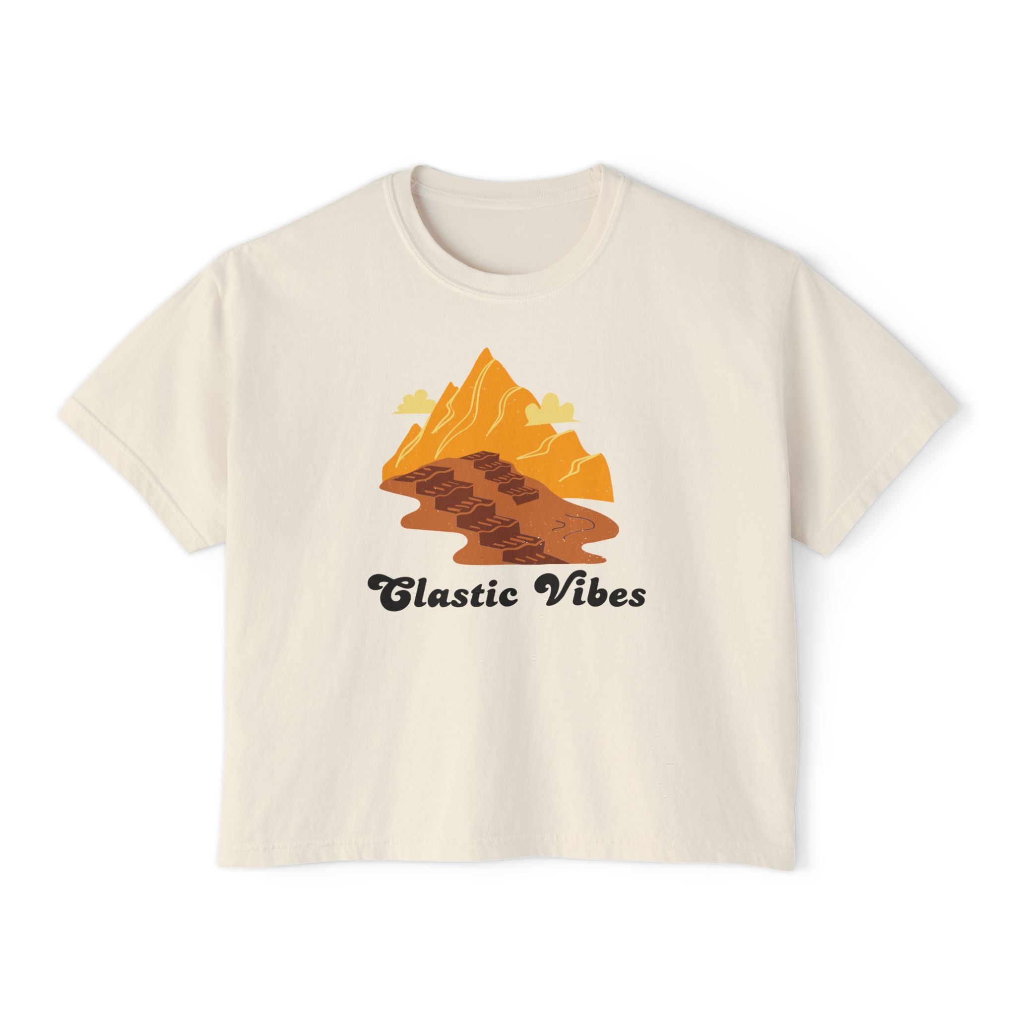 Boxy Tee: Clastic Vibes