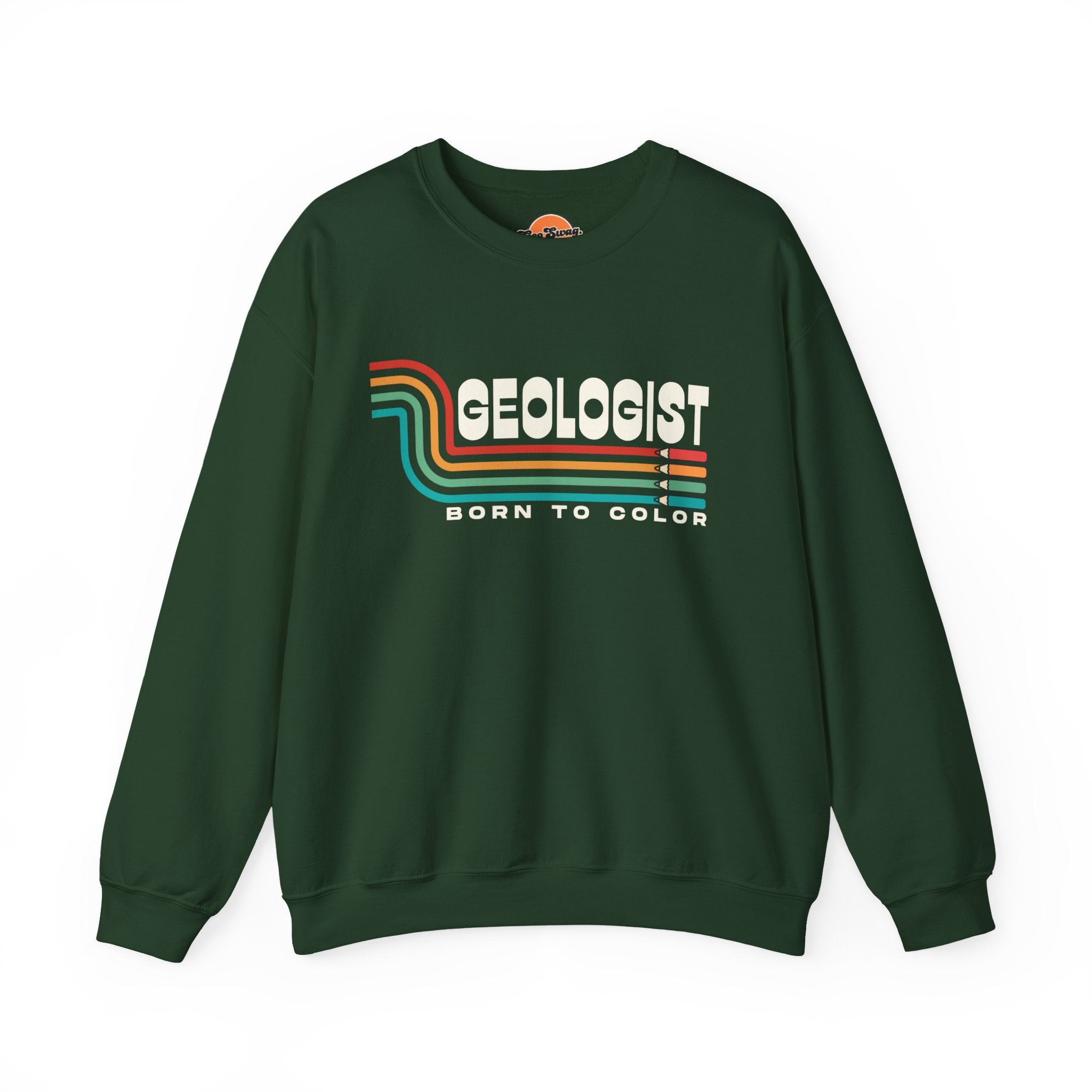 Sweatshirt Crewneck: Geologist - Born to Color