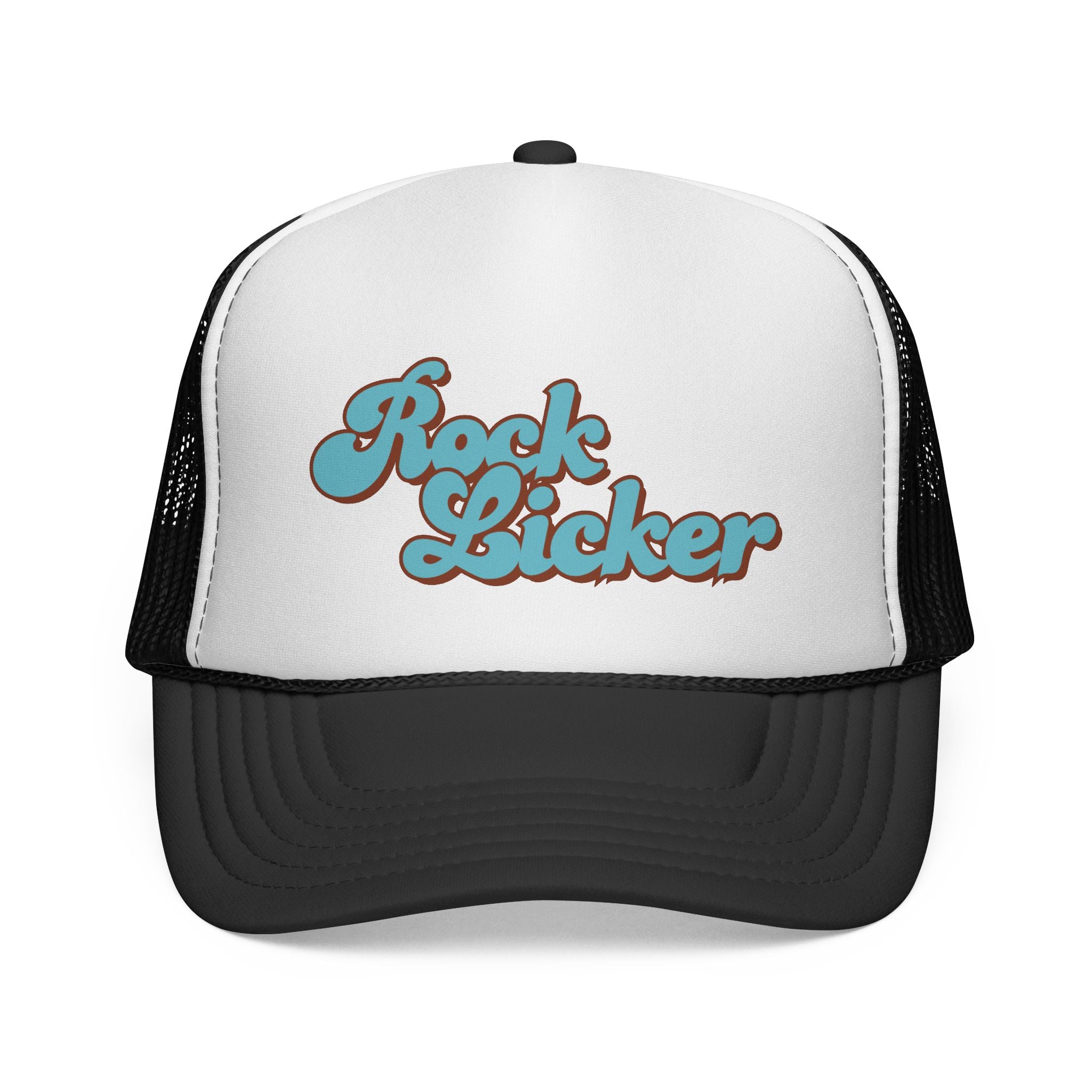 Hat: Trucker Hat Rock Licker Blue