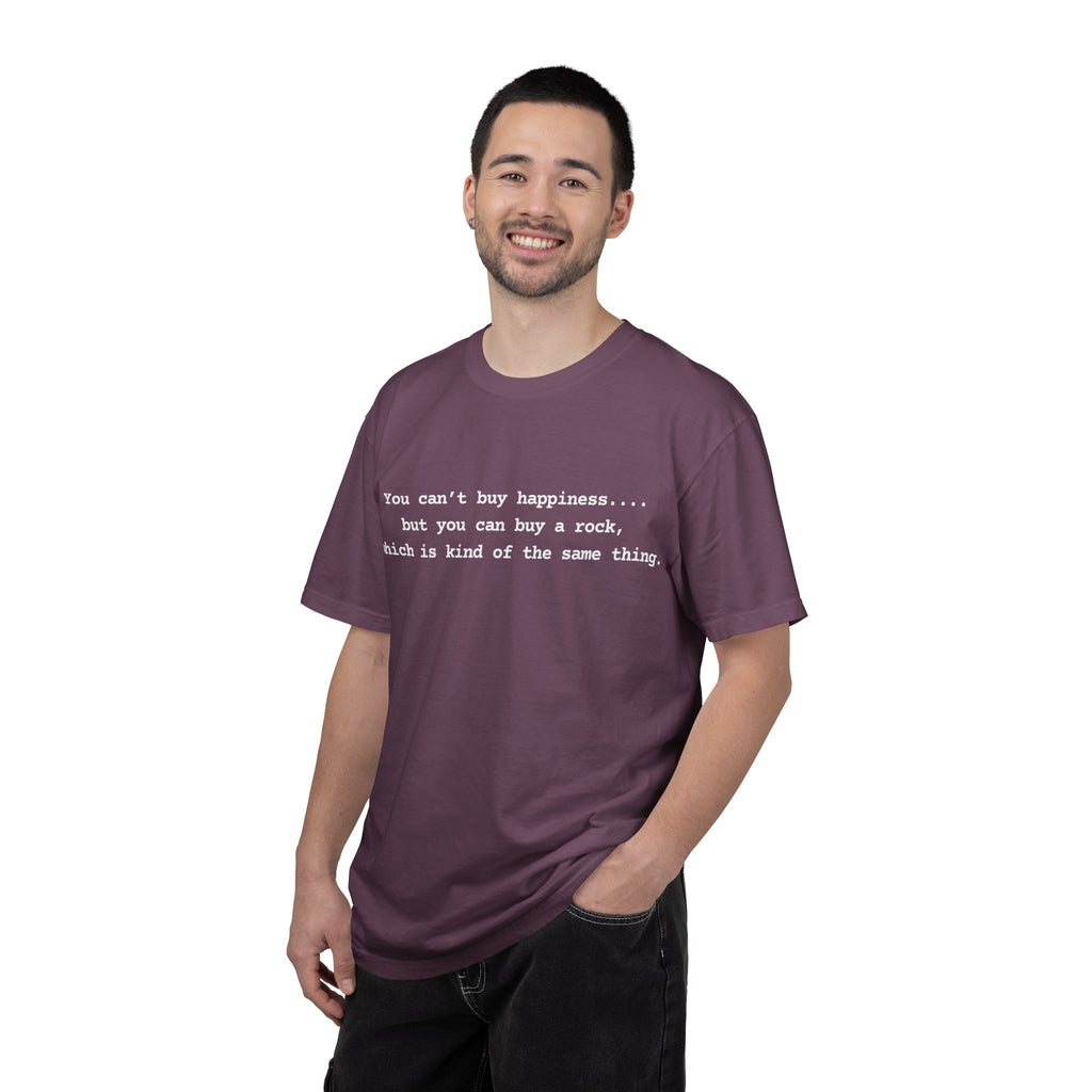 Pepper Funny Geology T-Shirt: You can't buy happiness, but you can buy a rock