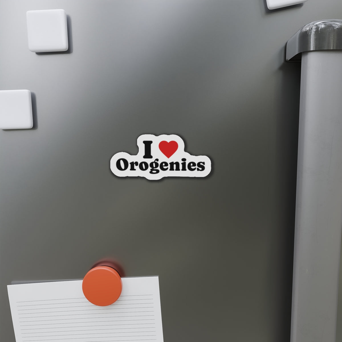 Magnet: I Love Orogenies Die-Cut Magnet