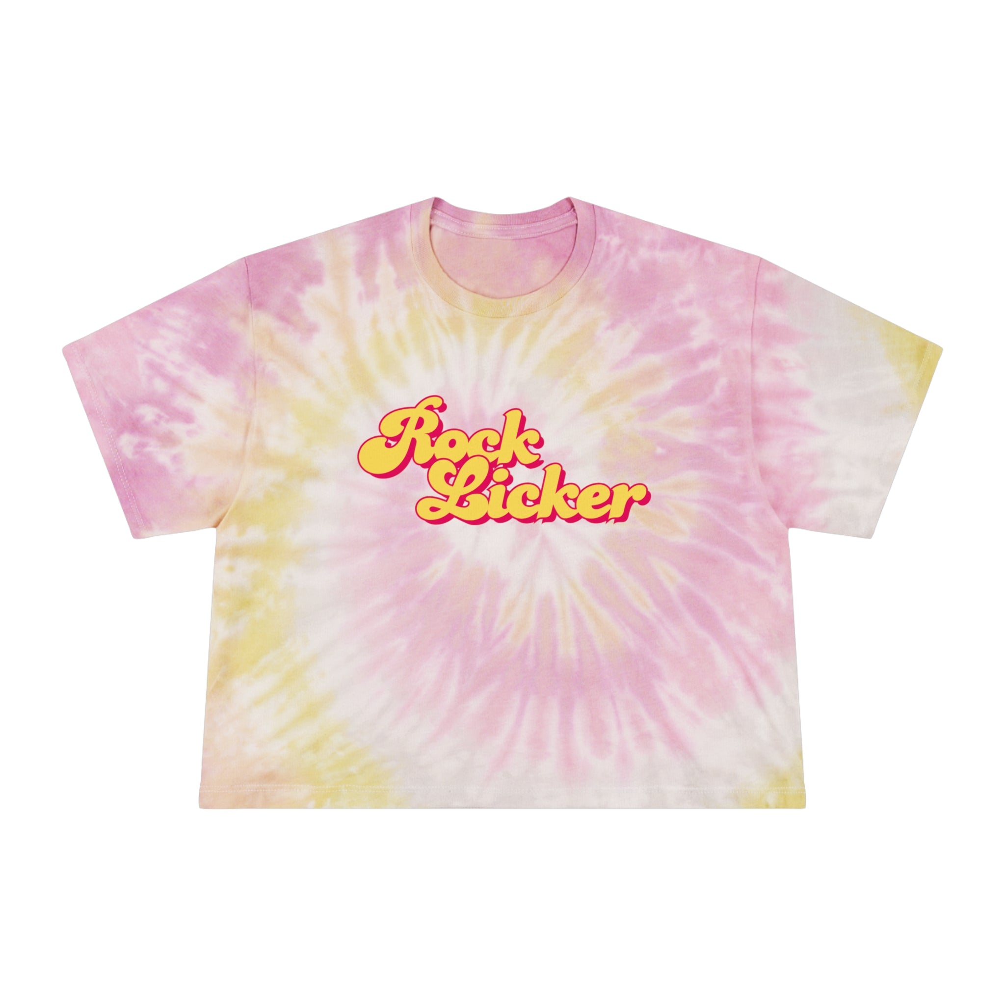 Crop Tee: Rock Licker Tie-Dye