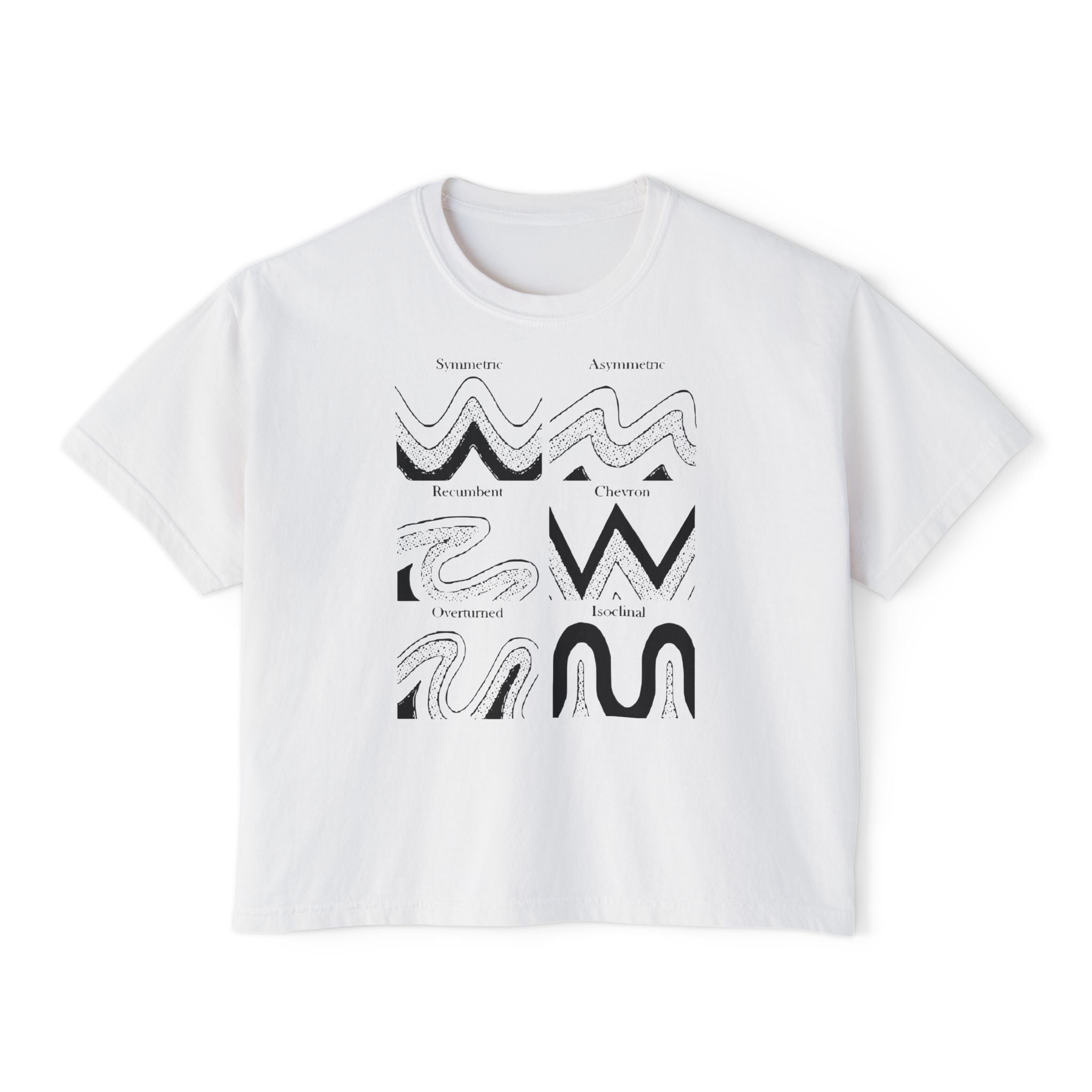 Butter Women's Geology T-Shirt -  Fold Types