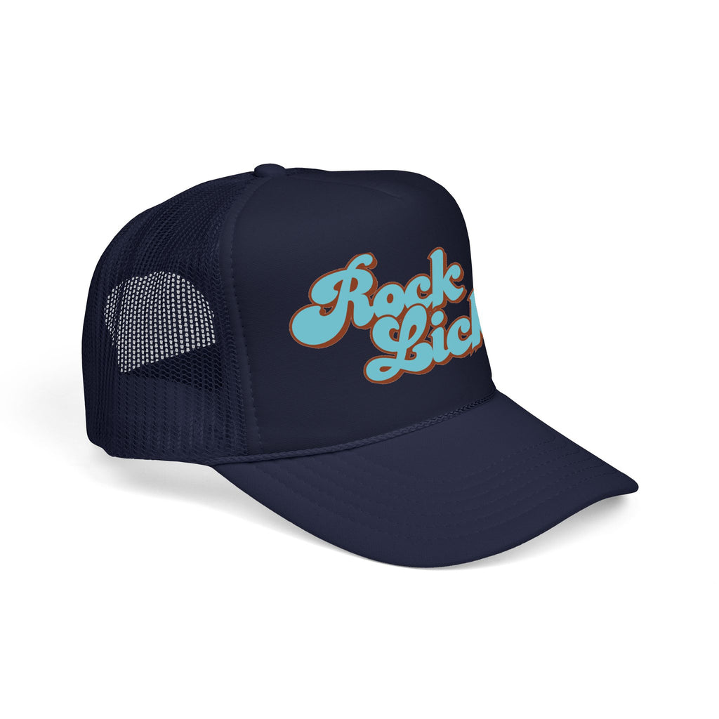 Trucker Hat: Rock Licker (blue text)