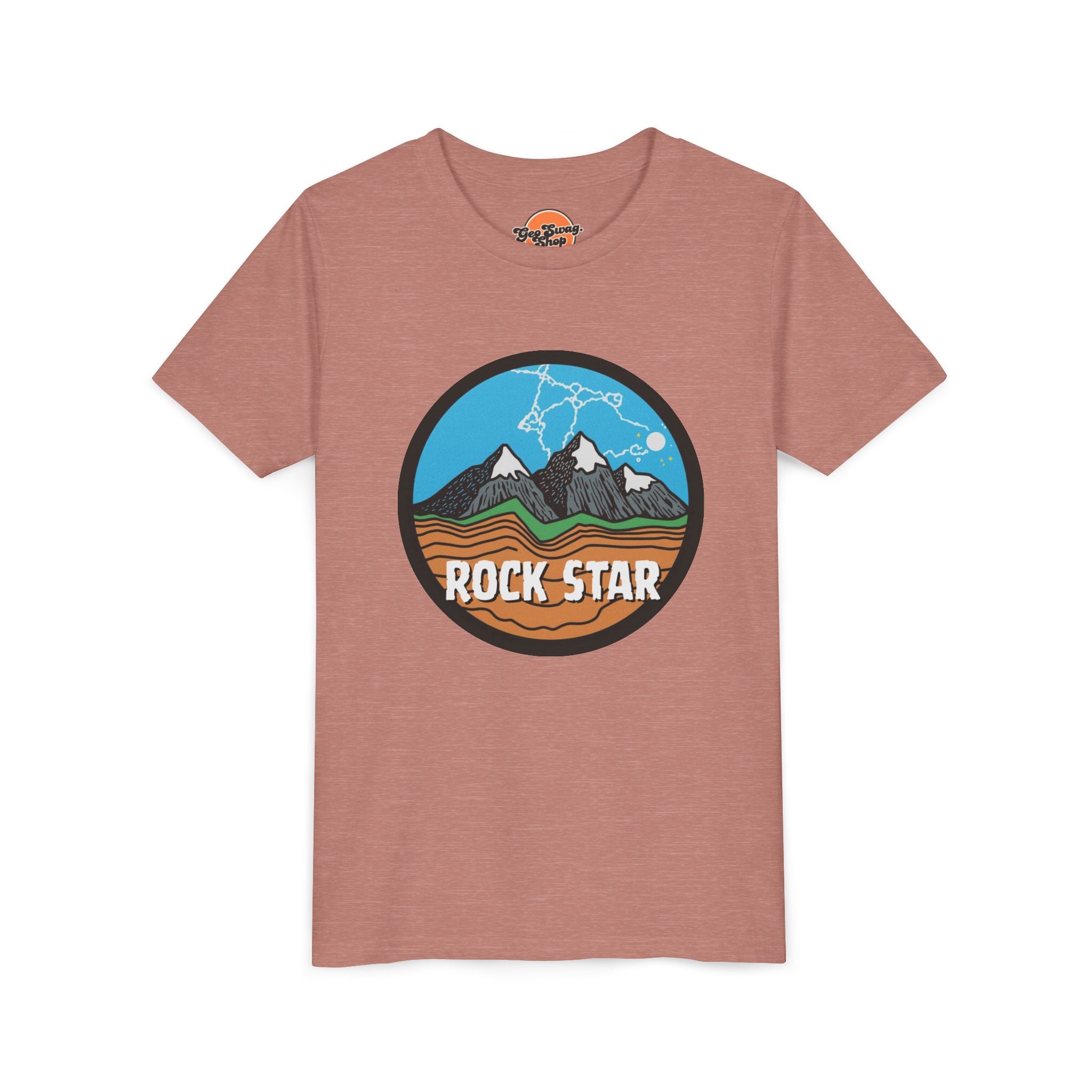 Pink Toddler Geology T-Shirt: Don't Throw Rocks, Keep em' in Your Pockets