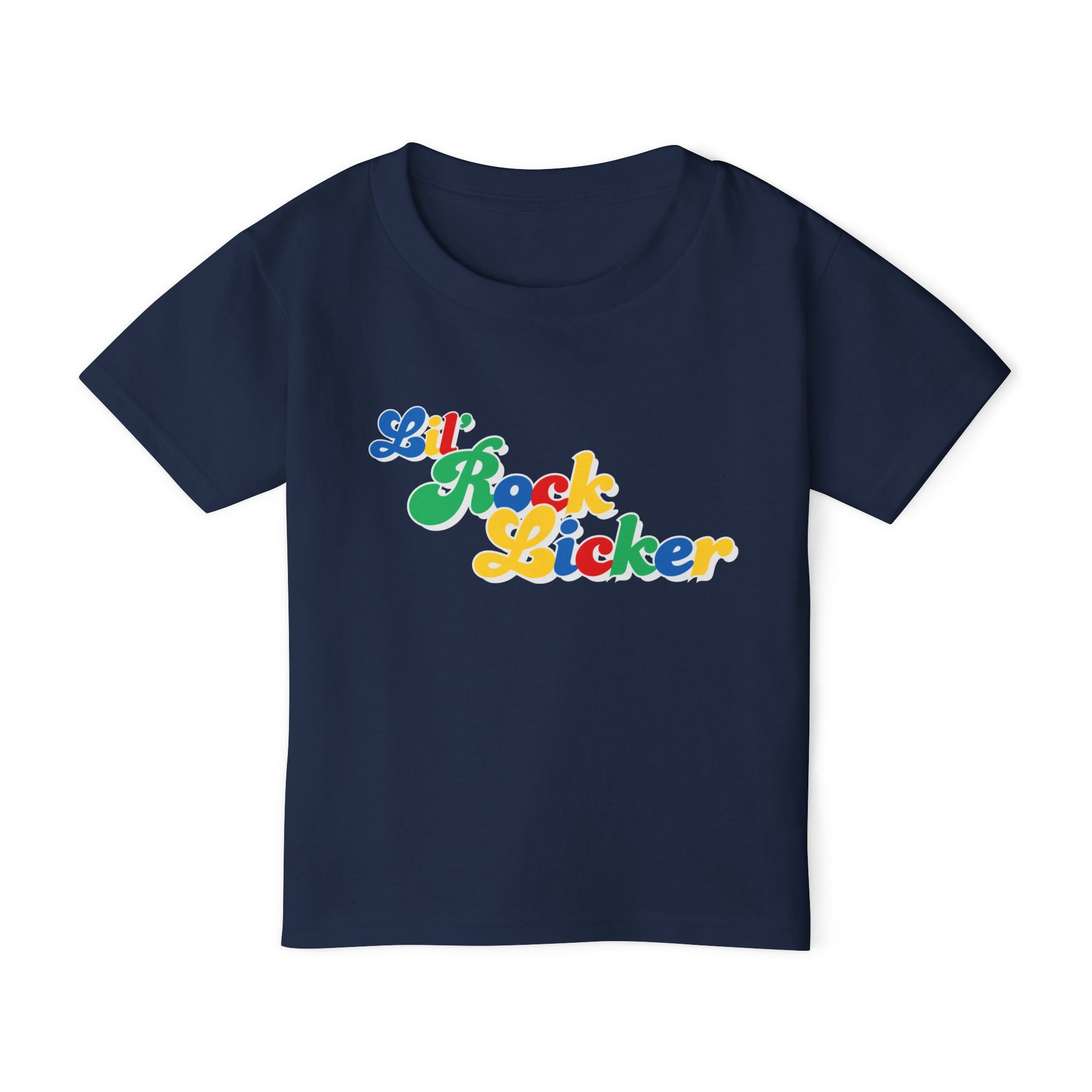 Light Pink Toddler Geology T-Shirt: Thou Shalt Not Eat Rocks