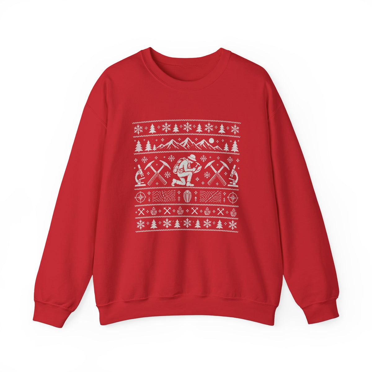 Geology Holiday Sweatshirt Crewneck: Classic Ugly Sweater