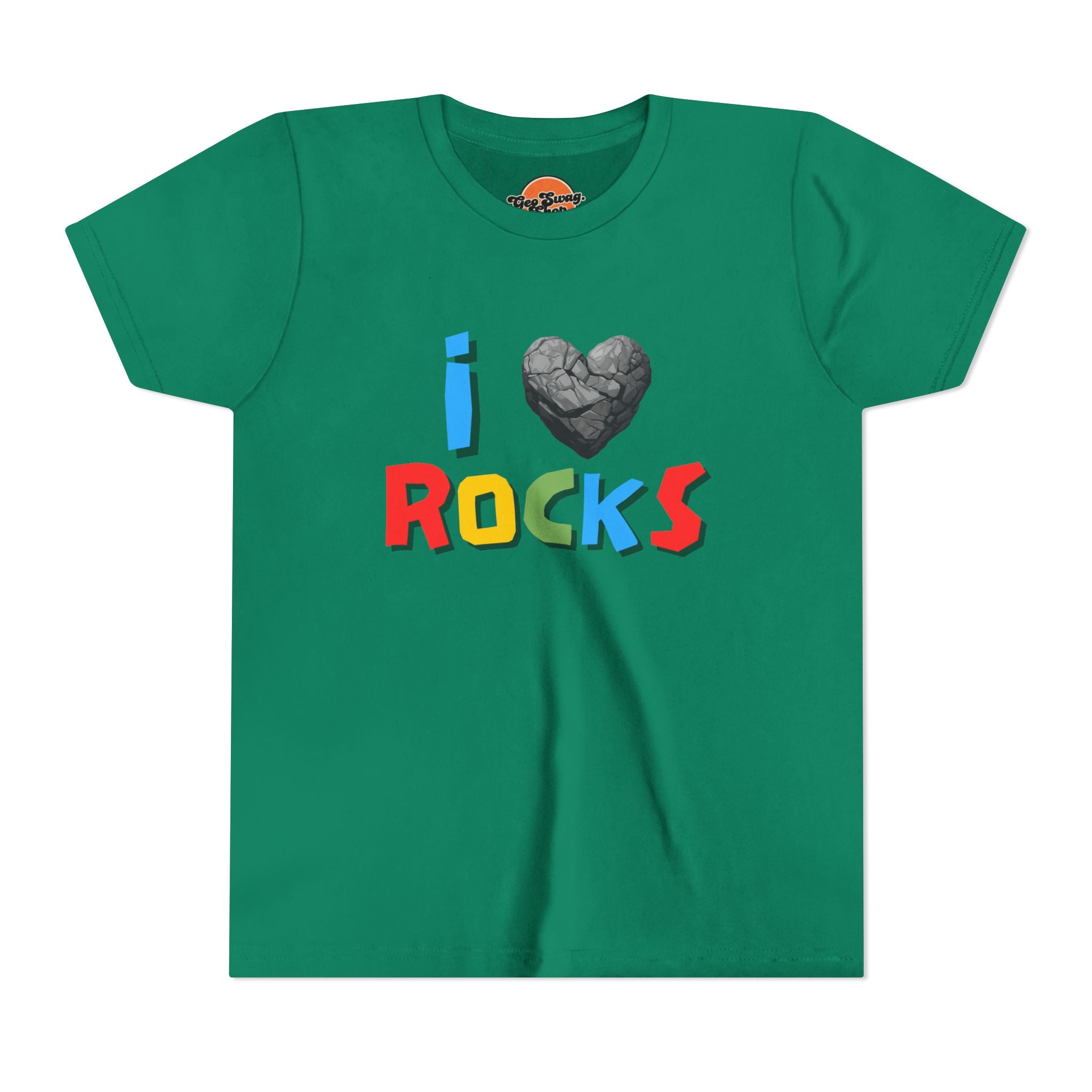 Youth Tee: I Love Rocks