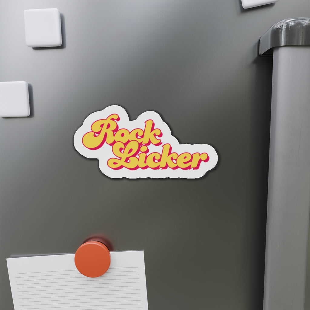 Magnet: Rock Licker Die-Cut Yellow